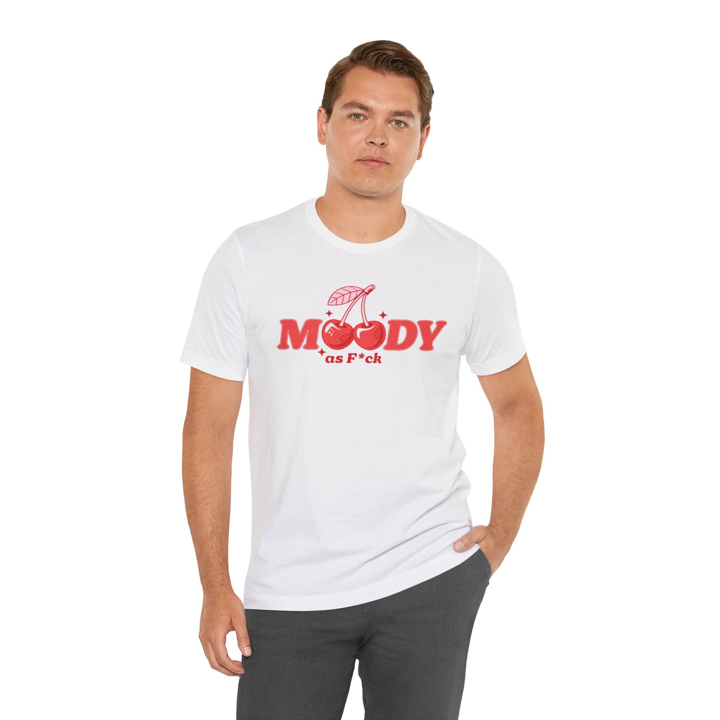 Moody AF front Cherries Self Love skeleton Heart Back