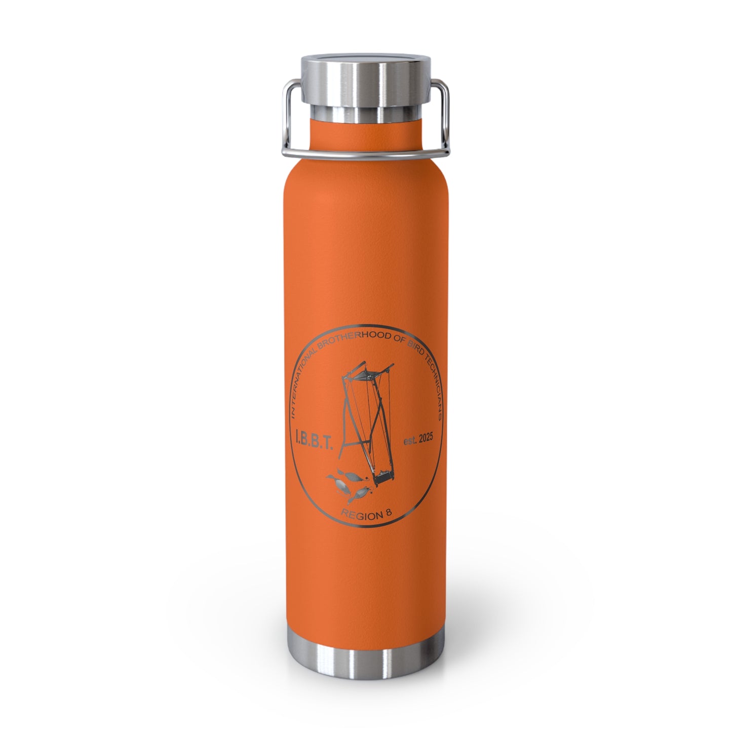 IBBT Insulated Water Bottle, 22oz Copper Flask for Outdoor Adventures, Custom Travel Mug