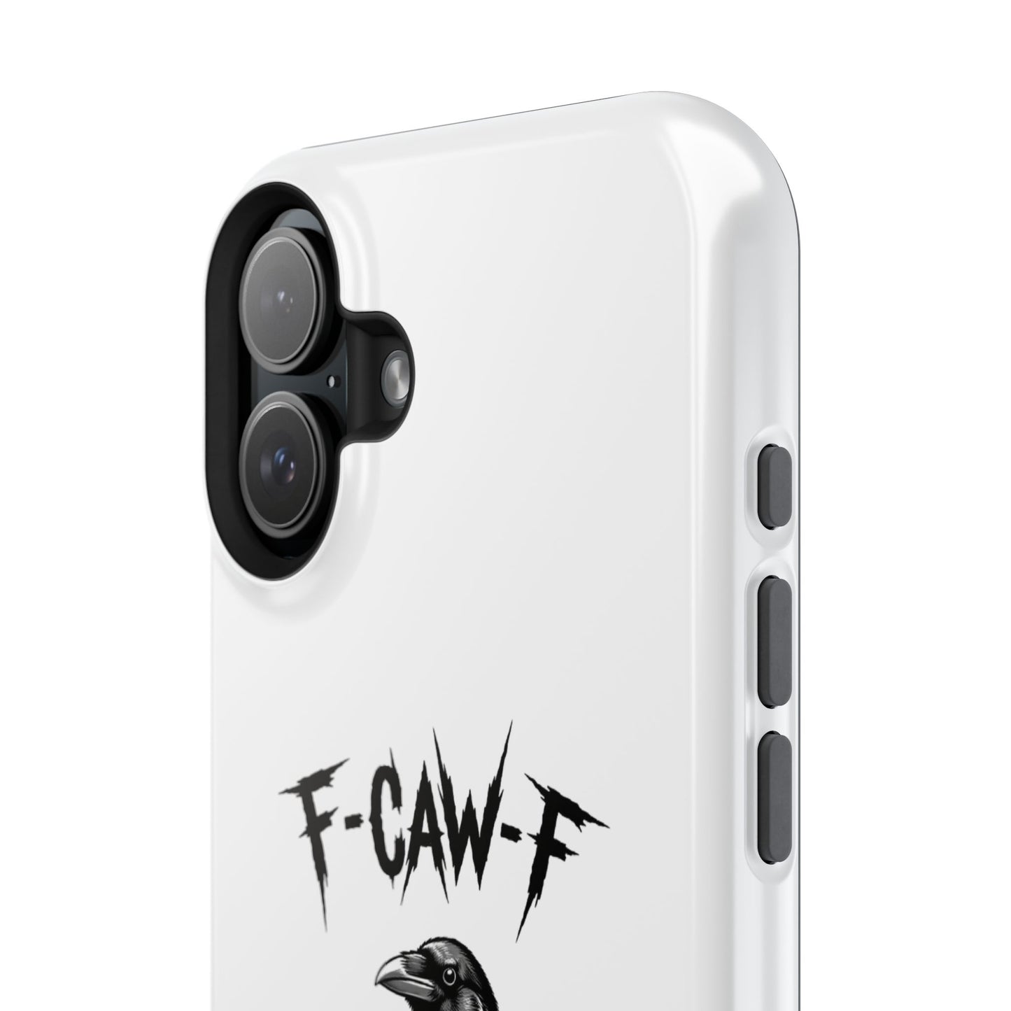F-Caw-F Raven Phone Case, Autum Vibe Accessory, Perfect for Bird Lovers, Unique Gift for Him/Her, Impact-Resistant Phone Cover