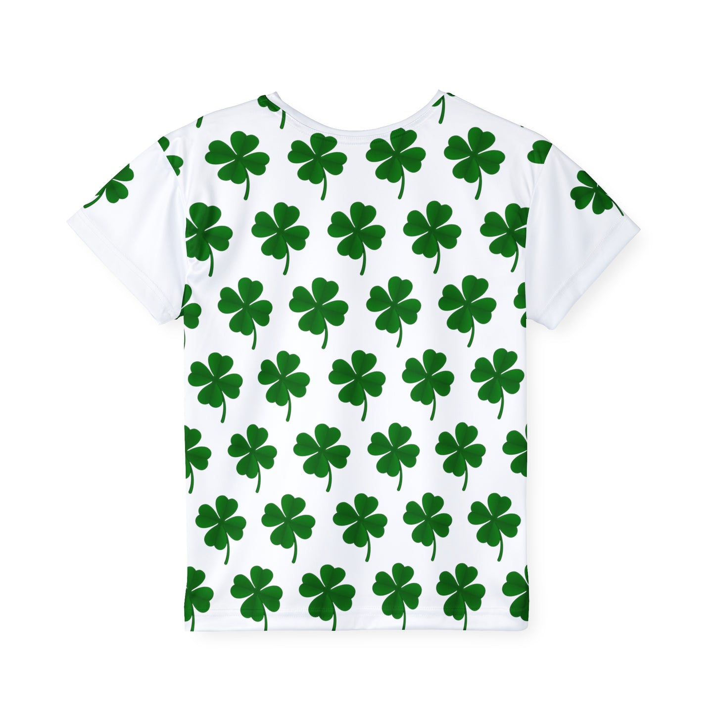 Custom Clover Pattern Kids Sports Jersey (AOP)