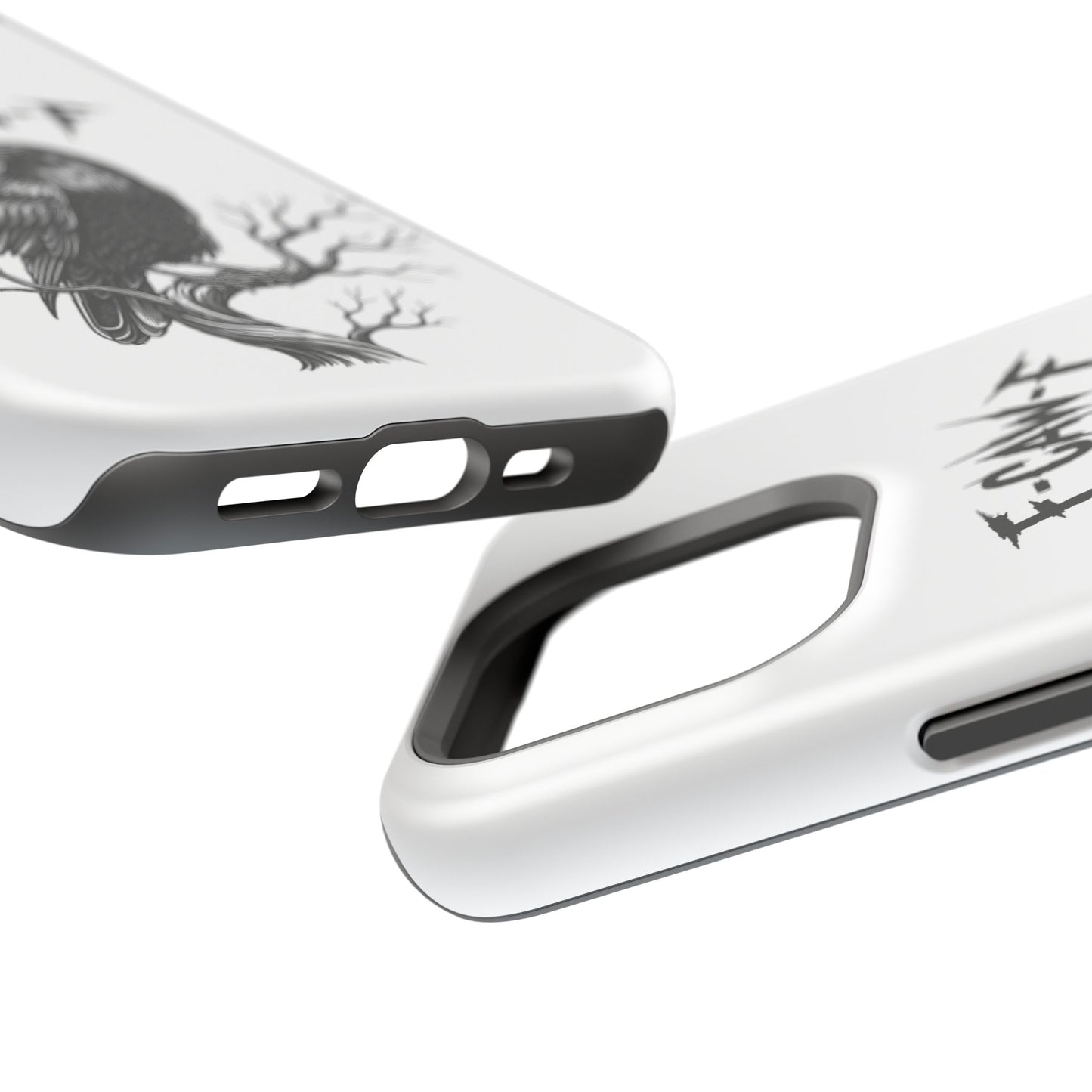 F-Caw-F Raven Phone Case, Autum Vibe Accessory, Perfect for Bird Lovers, Unique Gift for Him/Her, Impact-Resistant Phone Cover