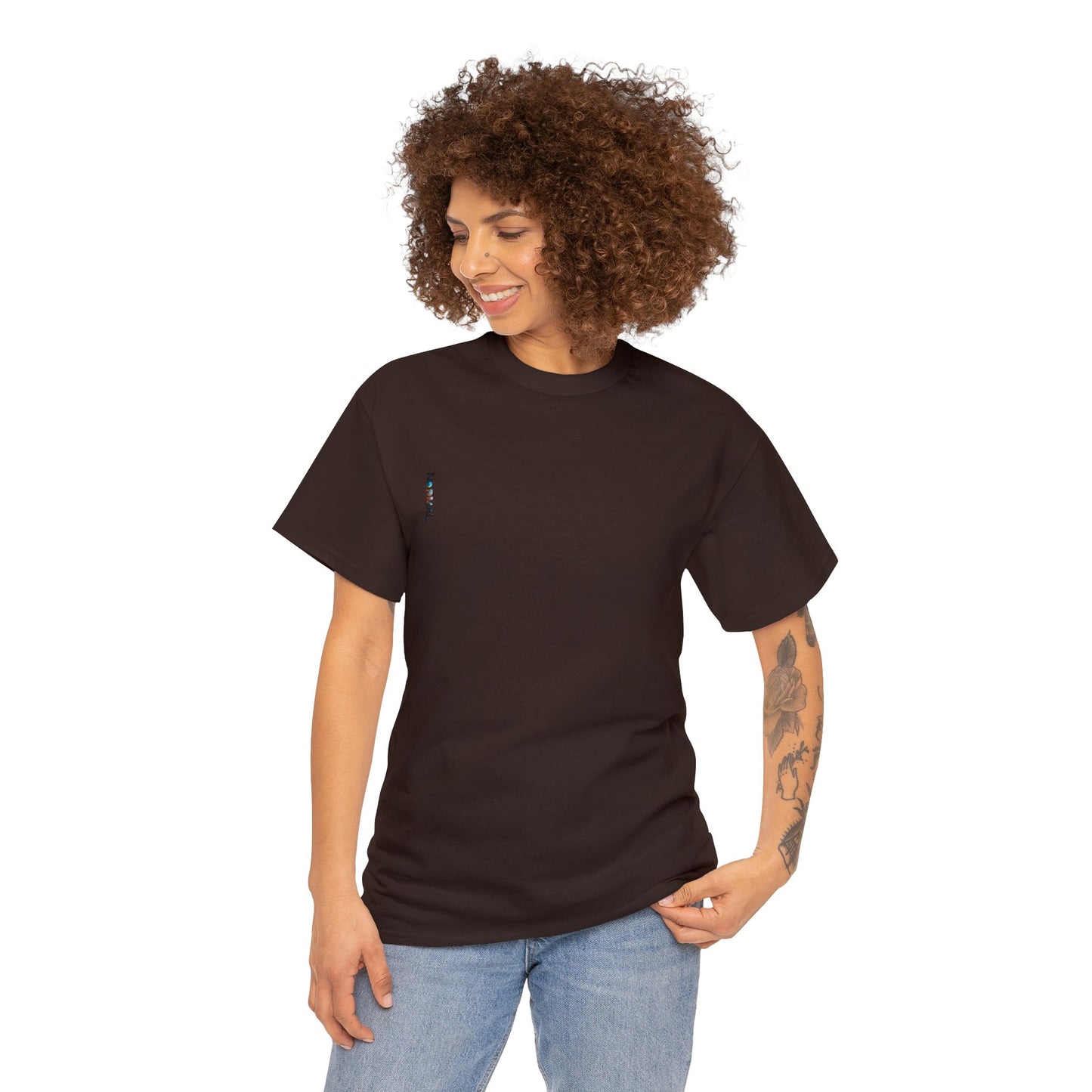 Normales Tragen AI Prints Unisex-T-Shirt aus schwerer Baumwolle