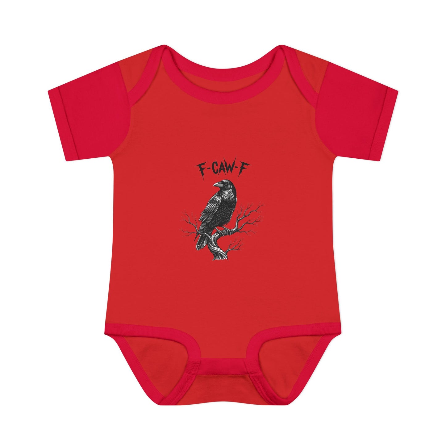 Raven Graphic Baby Bodysuit - Cute Baby Outfit, Funny Baby Gift, Birthday, Halloween, Baby Shower