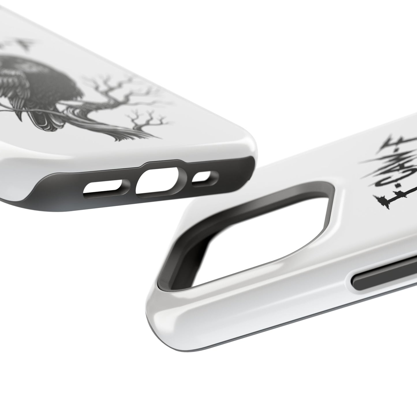 F-Caw-F Raven Phone Case, Autum Vibe Accessory, Perfect for Bird Lovers, Unique Gift for Him/Her, Impact-Resistant Phone Cover