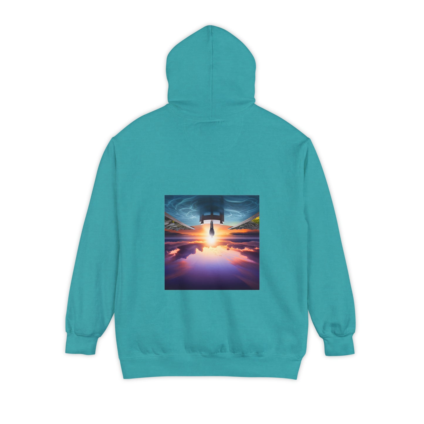 Normal Wear Unisex Garment-Dyed Hoodie