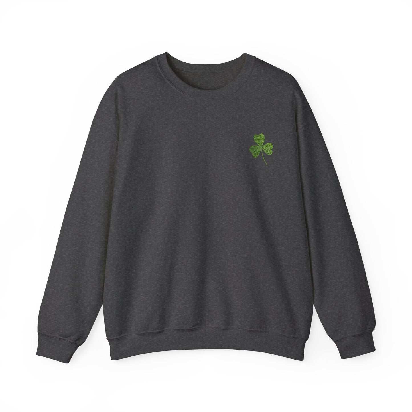 St Patricks Basic CloverUnisex Heavy Blend™ Crewneck Sweatshirt