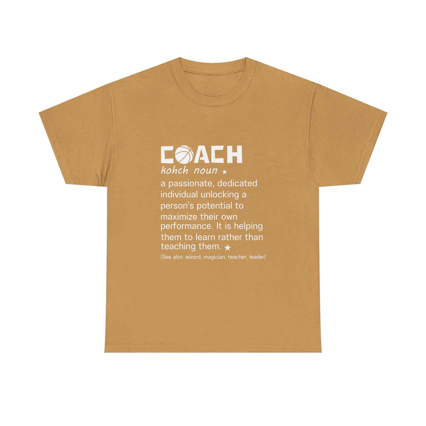 Basketball Coach Definition Unisex Tee