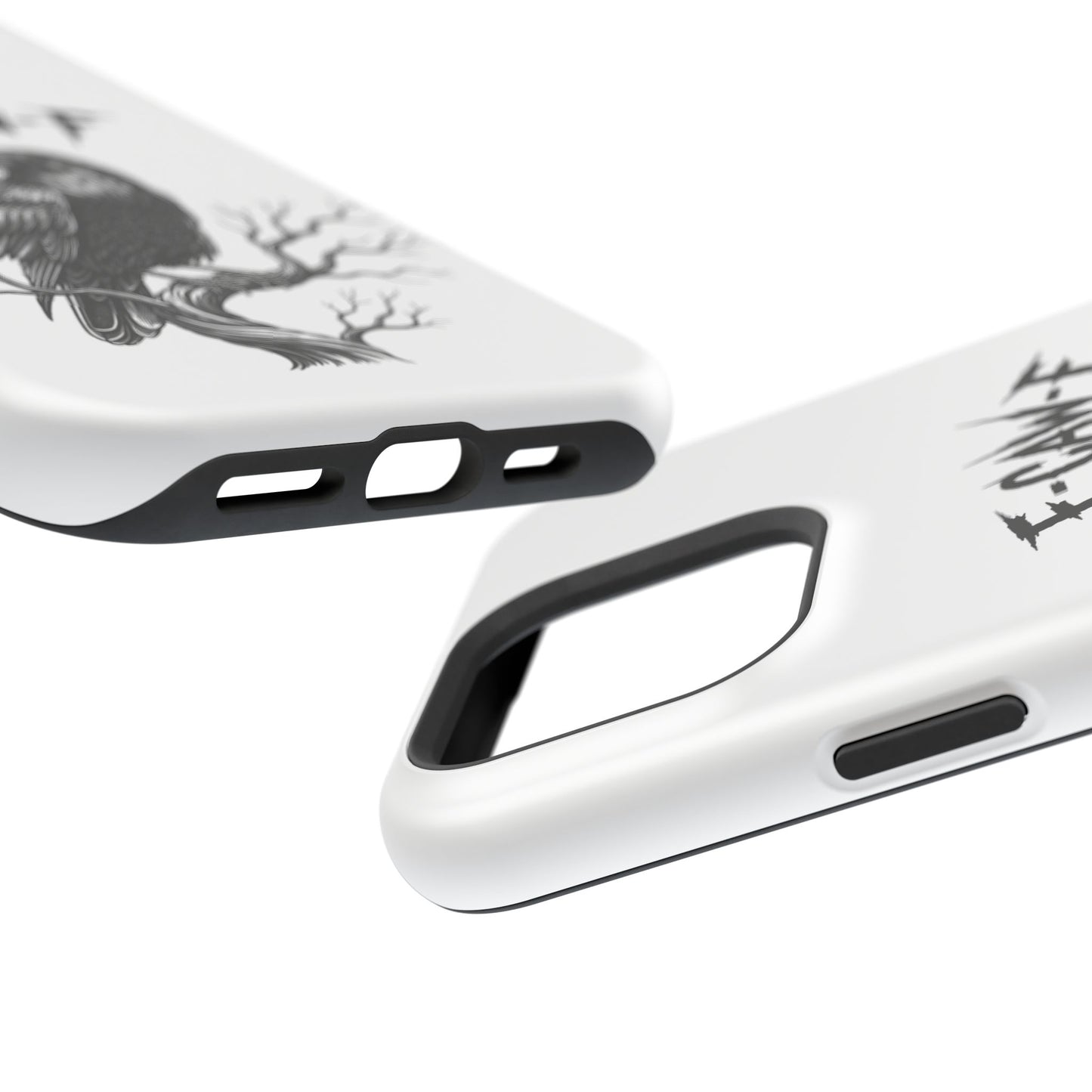 F-Caw-F Raven Phone Case, Autum Vibe Accessory, Perfect for Bird Lovers, Unique Gift for Him/Her, Impact-Resistant Phone Cover