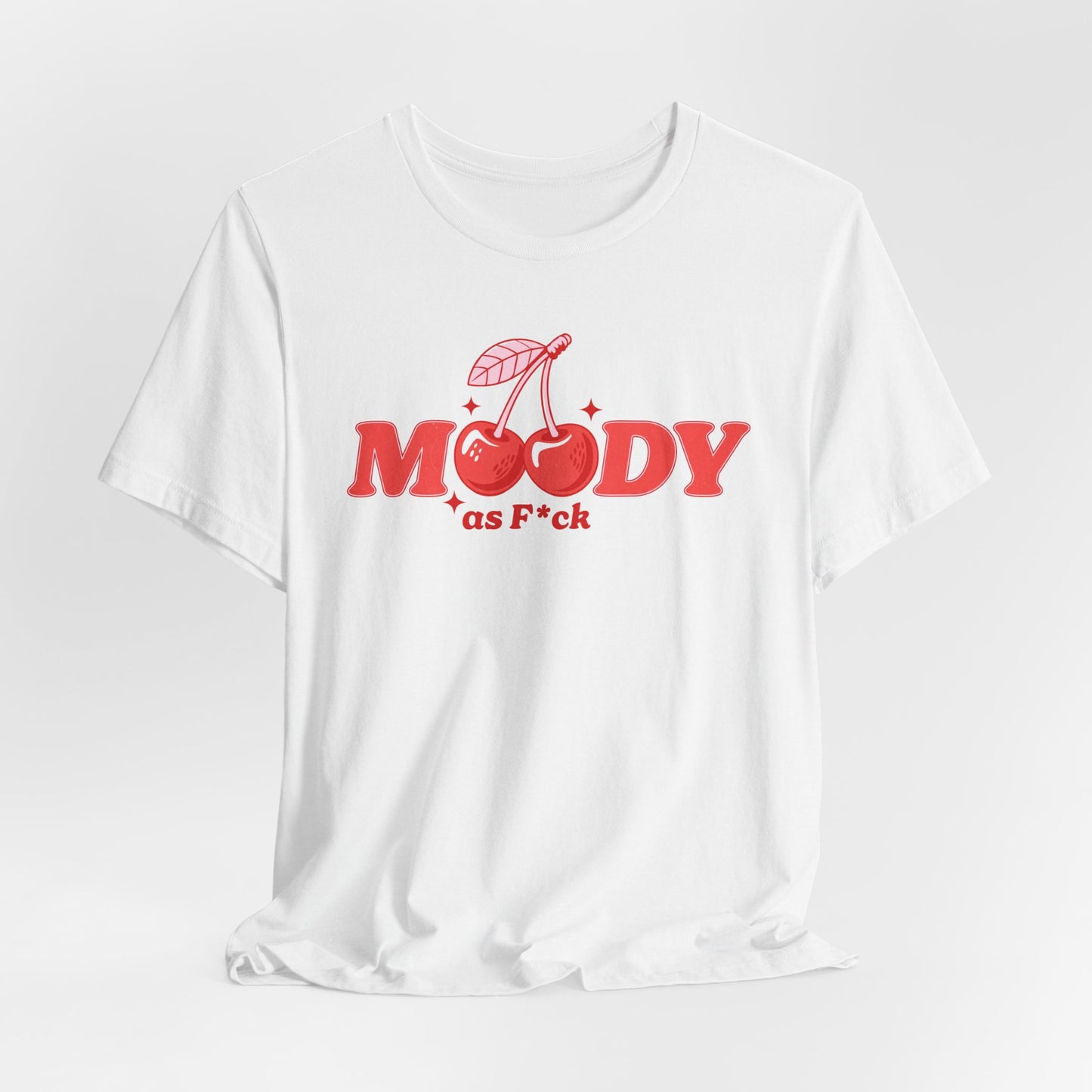Moody AF front Cherries Self Love skeleton Heart Back