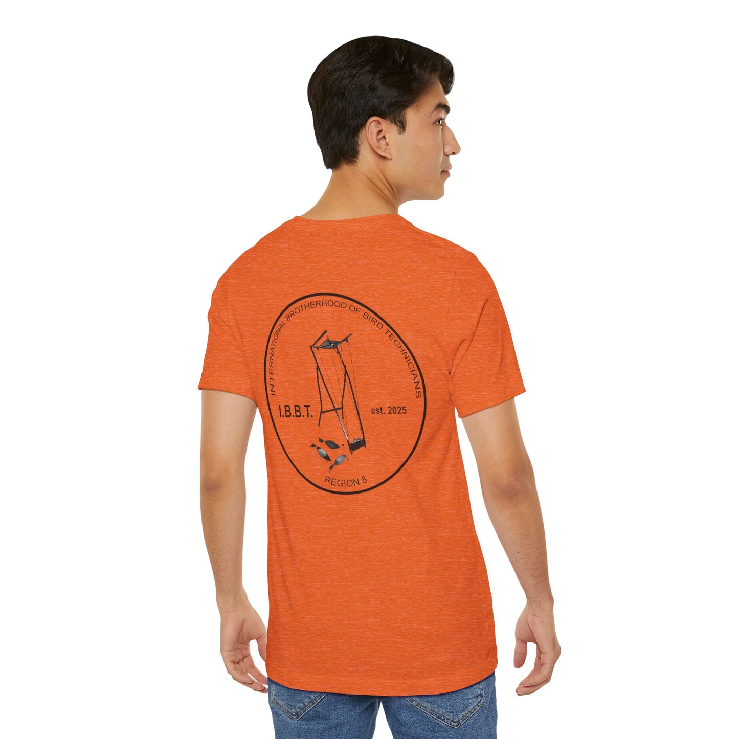 International Brotherhood of Bird Technicians IBBT Region 8 Back Print