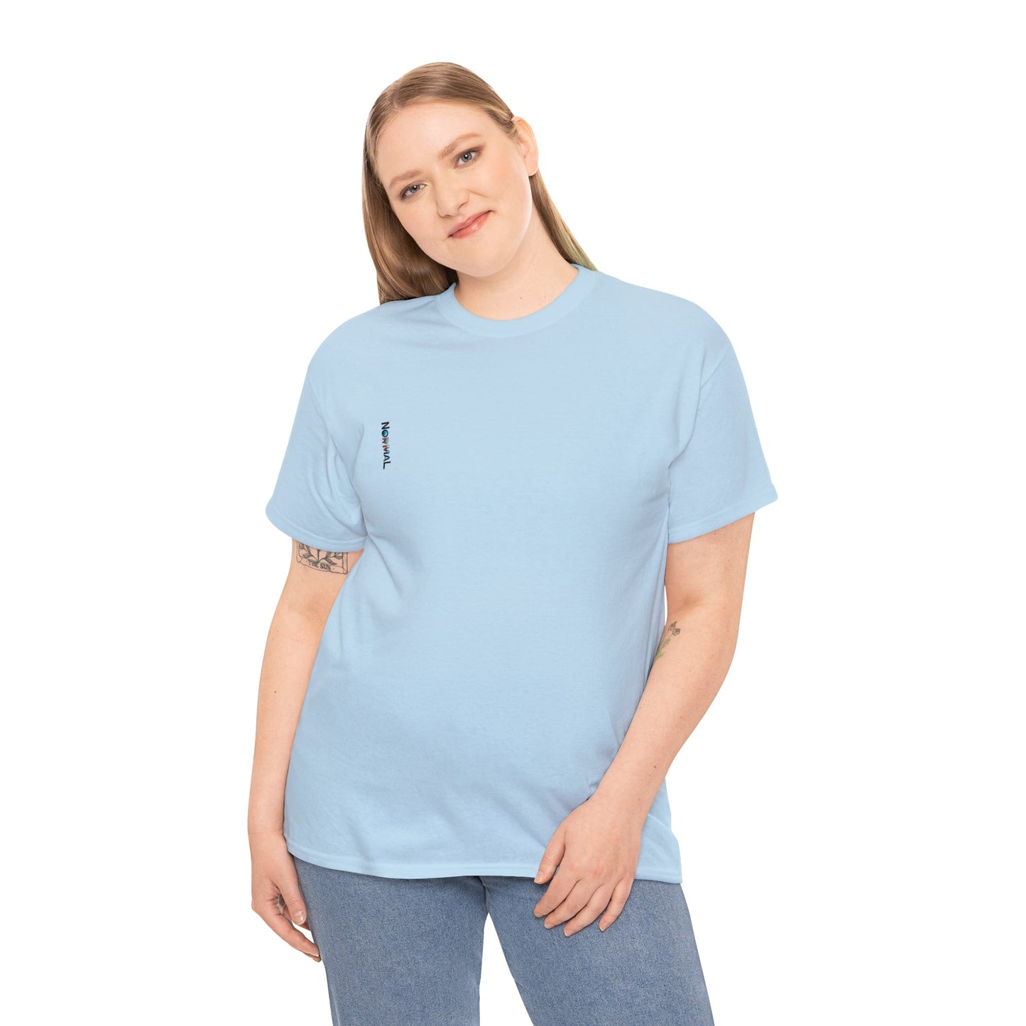 Normales Tragen AI Prints Unisex-T-Shirt aus schwerer Baumwolle