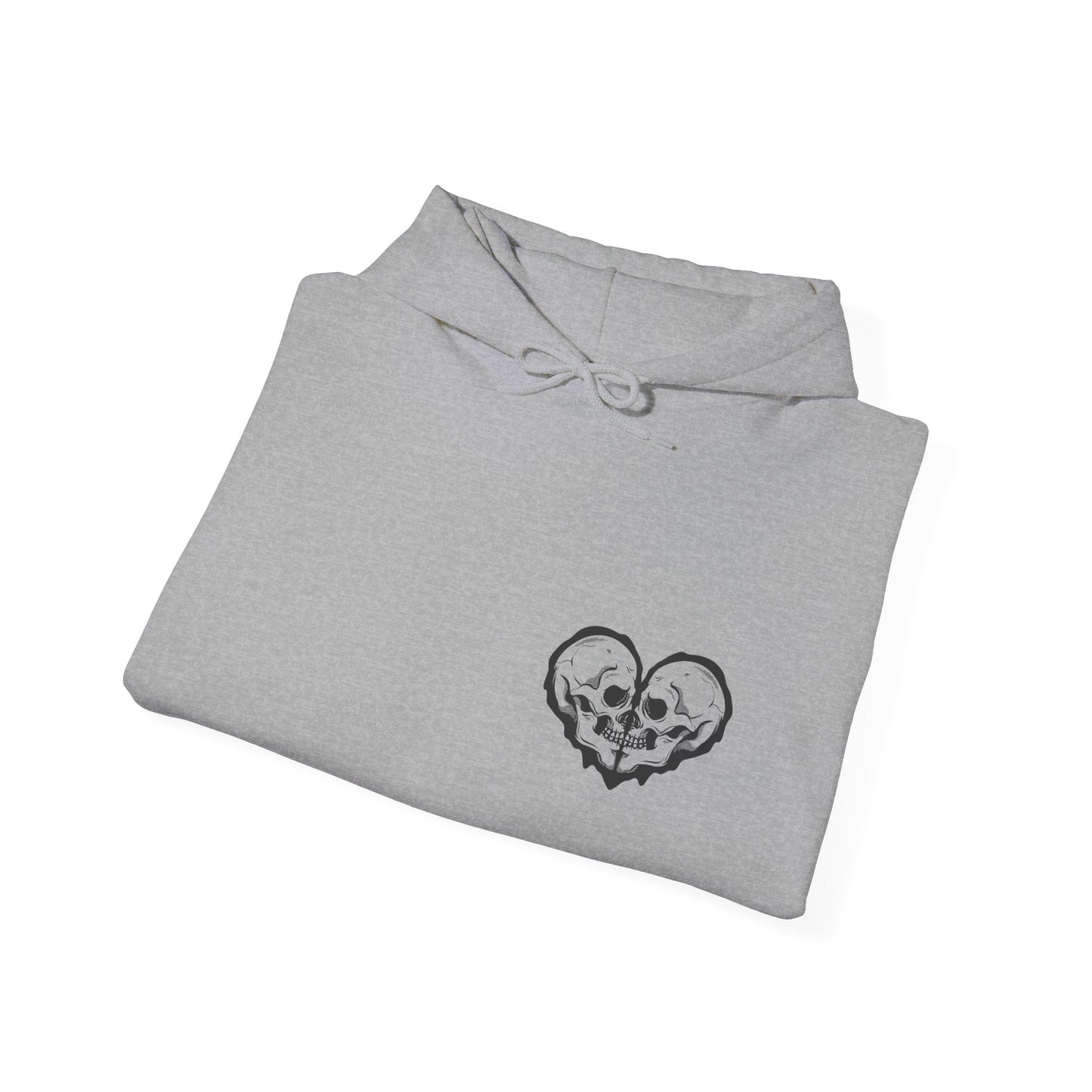 Skeleton Heart Hoodie - if i had feelings they'd be for you