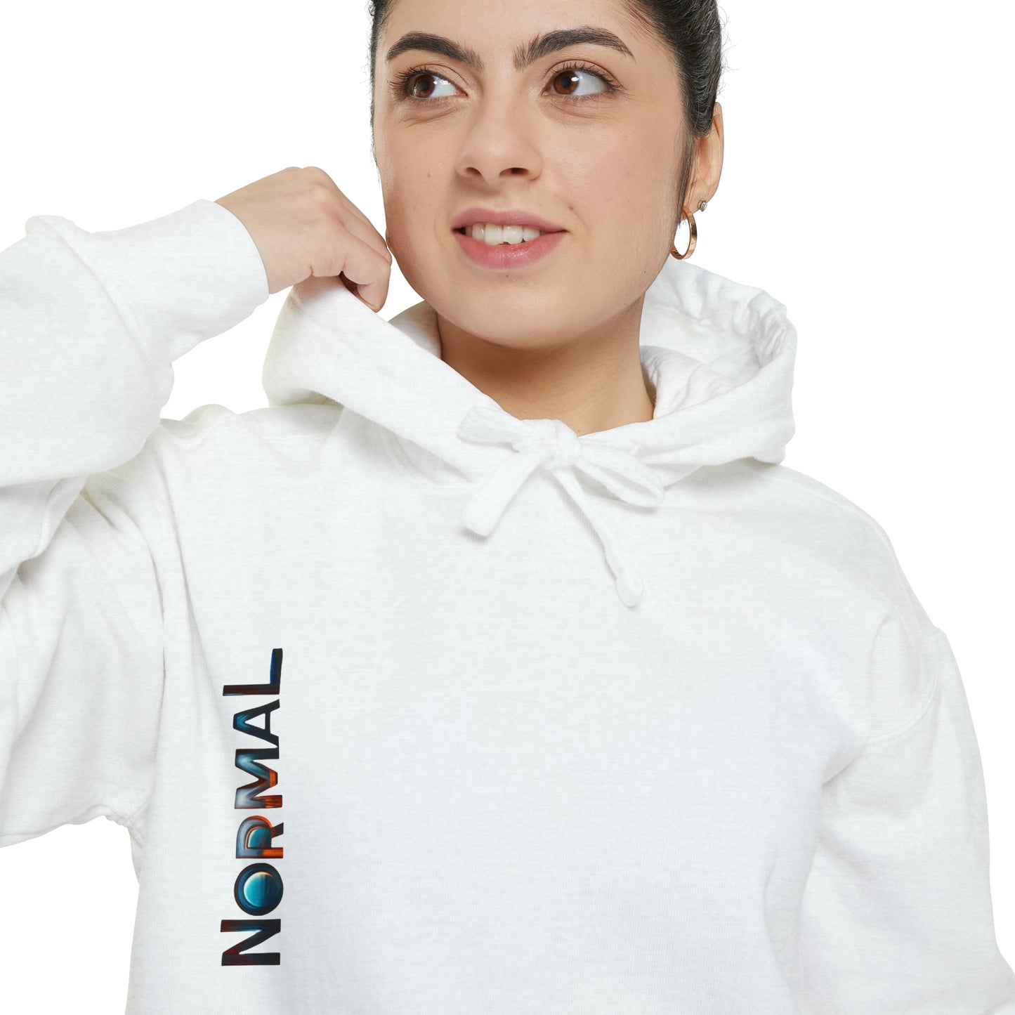 Normal Wear Unisex Garment-Dyed Hoodie