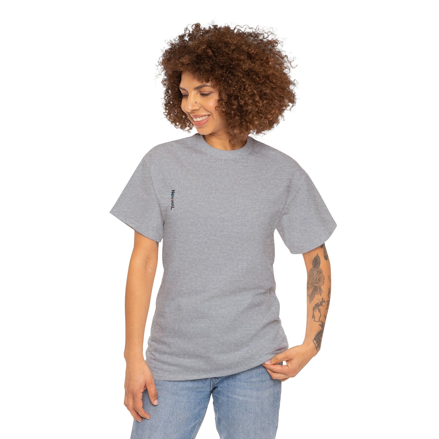 Normales Tragen AI Prints Unisex-T-Shirt aus schwerer Baumwolle