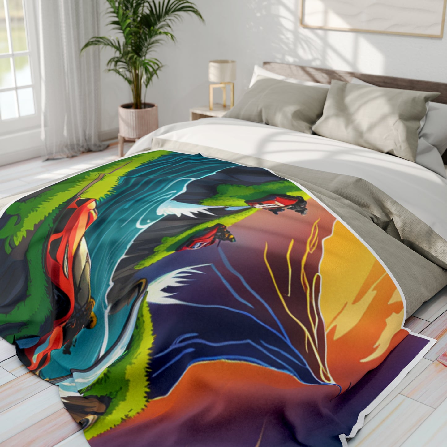 AI fortnite Arctic Fleece Blanket