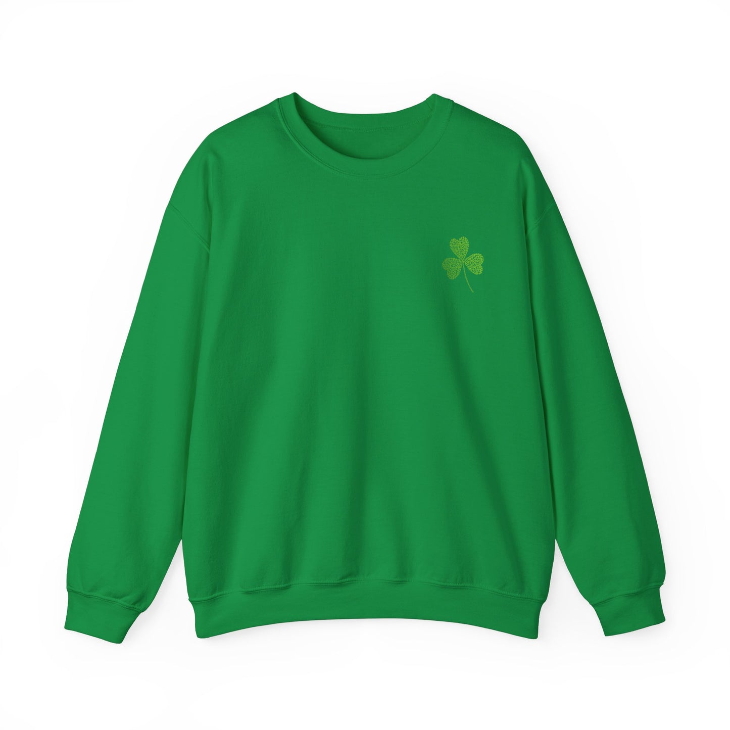 St Patricks Basic CloverUnisex Heavy Blend™ Crewneck Sweatshirt