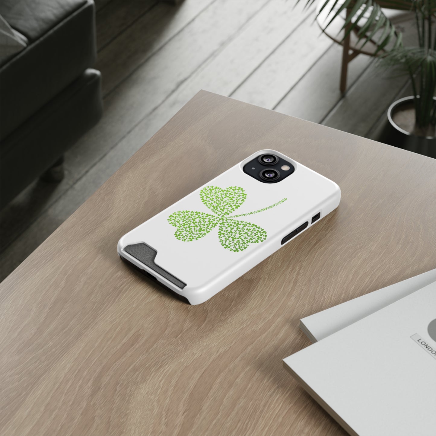Clover St. Patricks Case With Card Holder