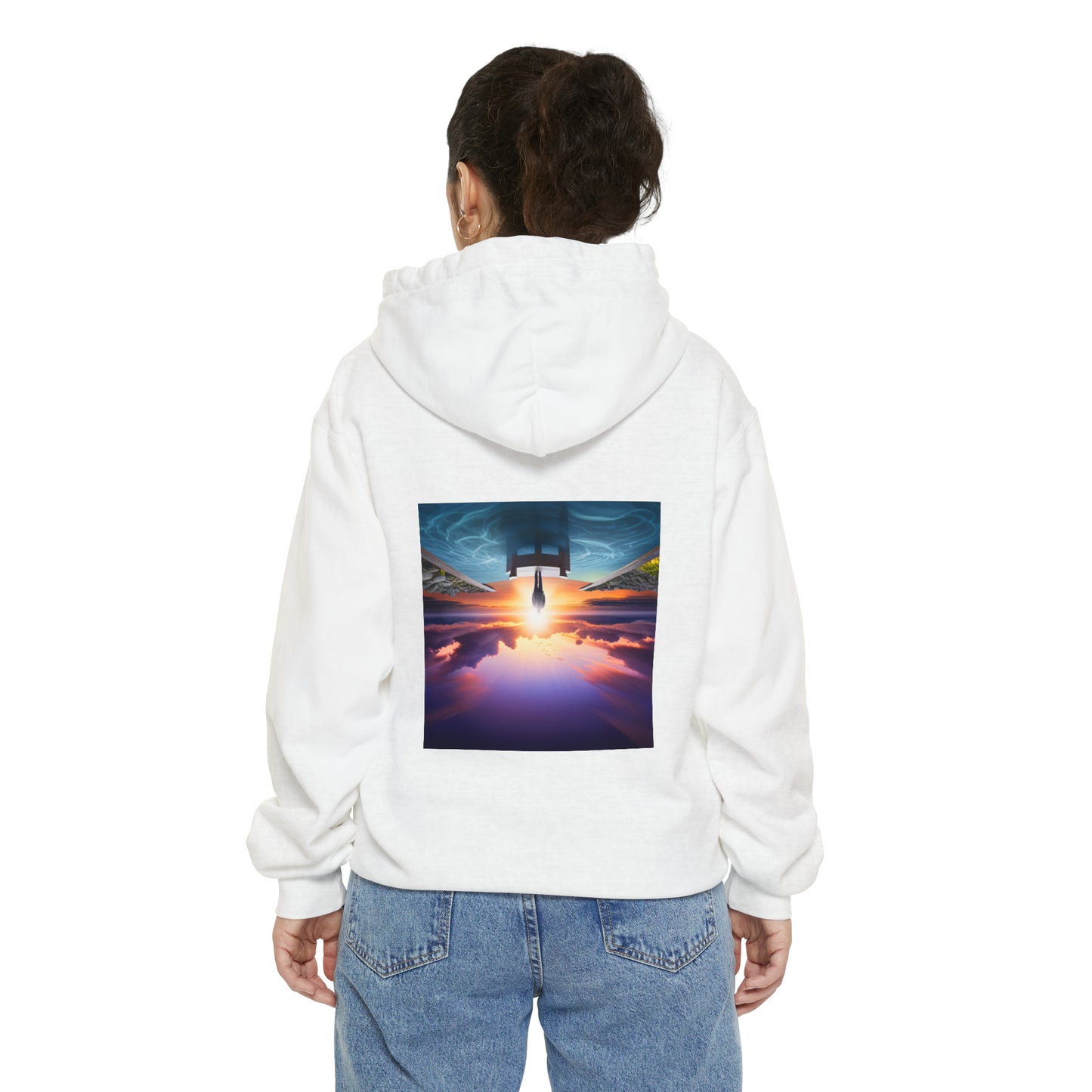 Normal Wear Unisex Garment-Dyed Hoodie