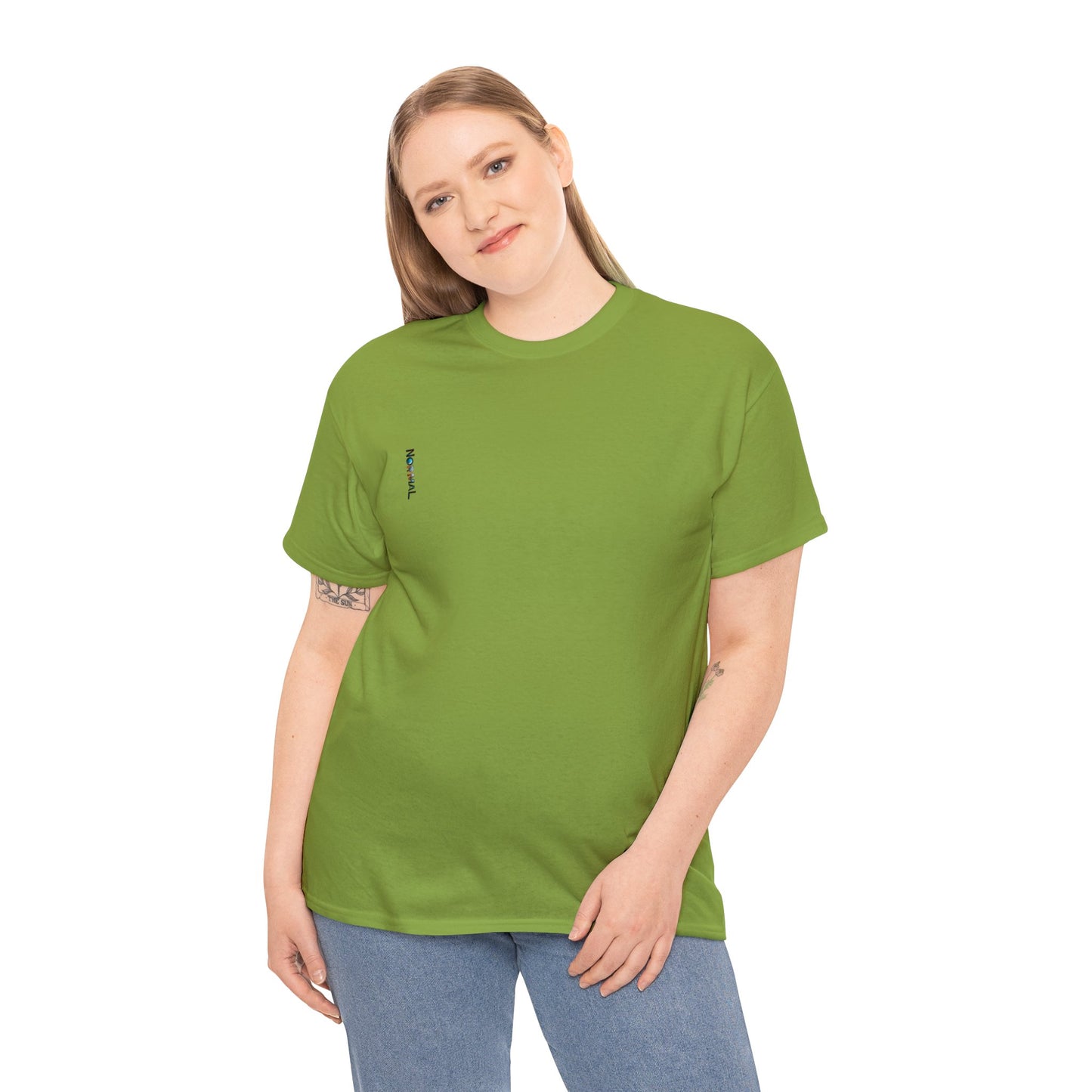 Normales Tragen AI Prints Unisex-T-Shirt aus schwerer Baumwolle