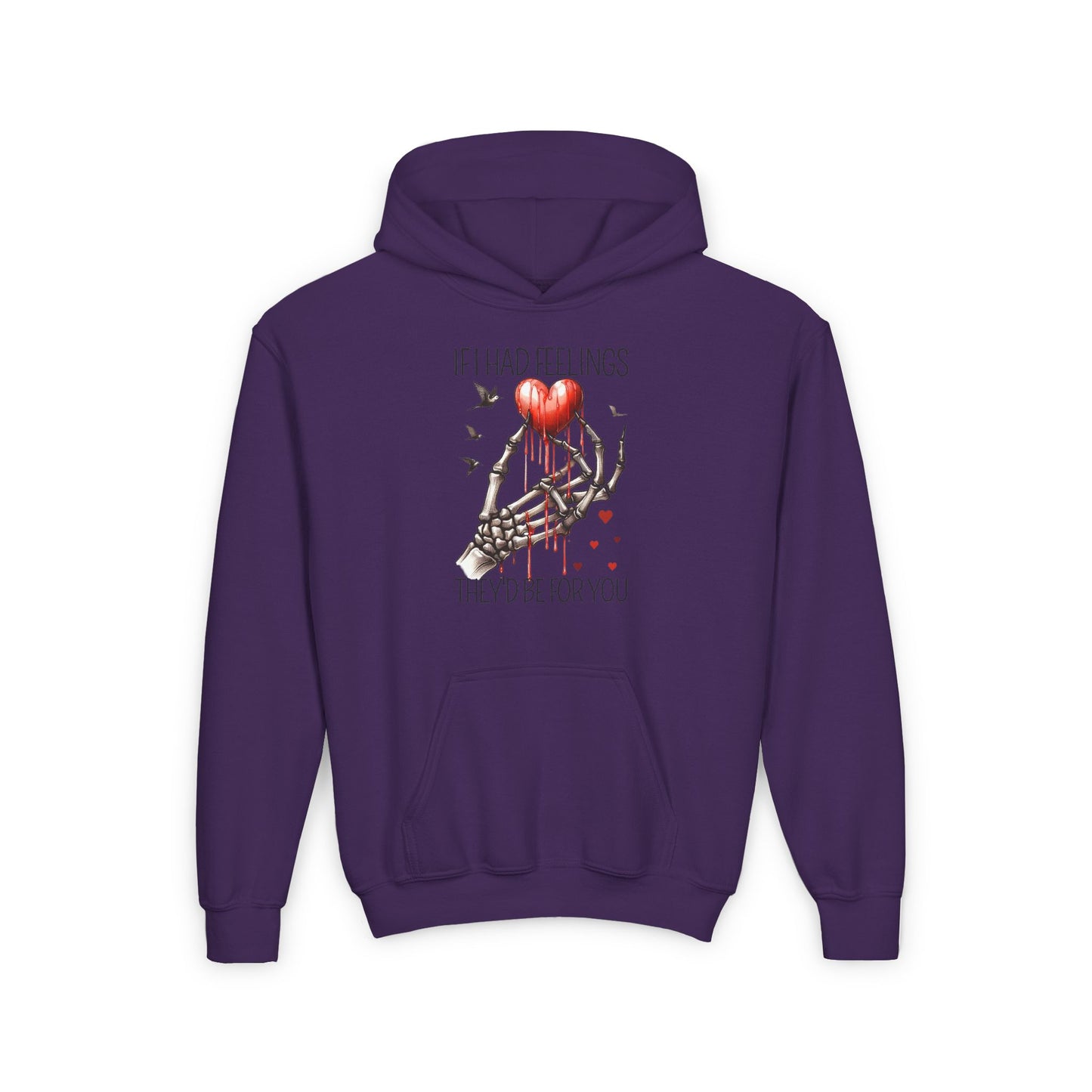 If i had Feelings They'd be for You Valentines Skeleton Print