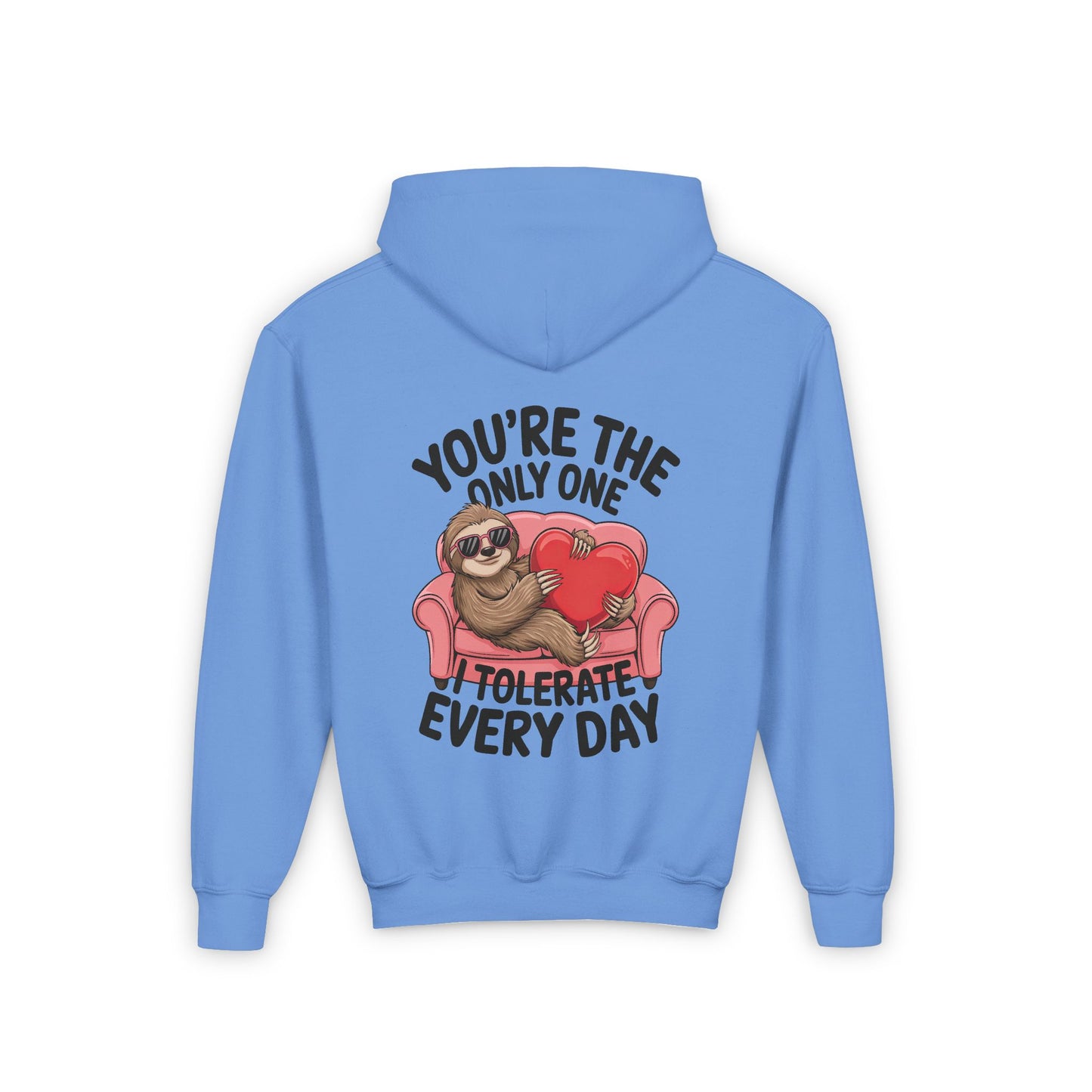 Sloth Heart Hoodie - Youth