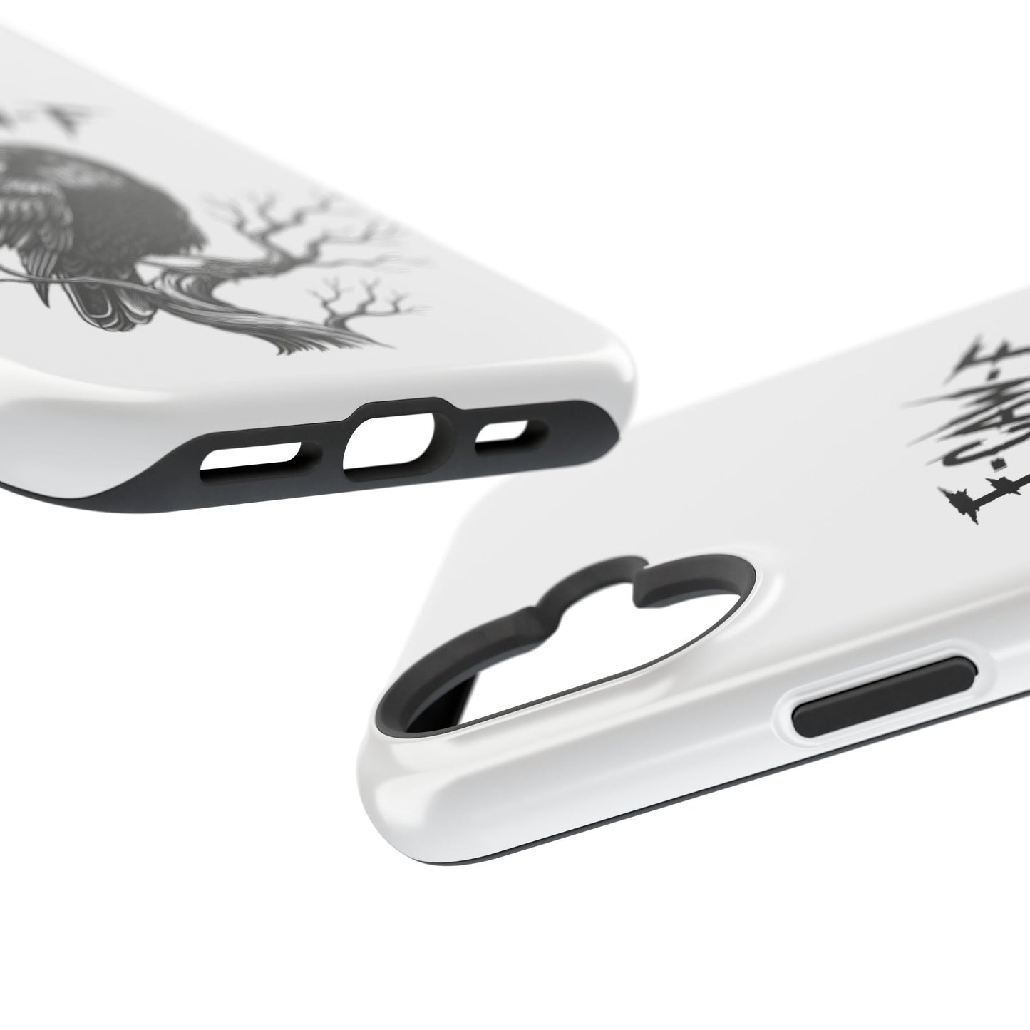 F-Caw-F Raven Phone Case, Autum Vibe Accessory, Perfect for Bird Lovers, Unique Gift for Him/Her, Impact-Resistant Phone Cover