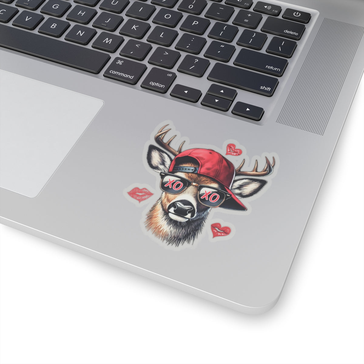 Sticker Sheet - Cool Buck Head with Sunglasses and Red XO XO Design