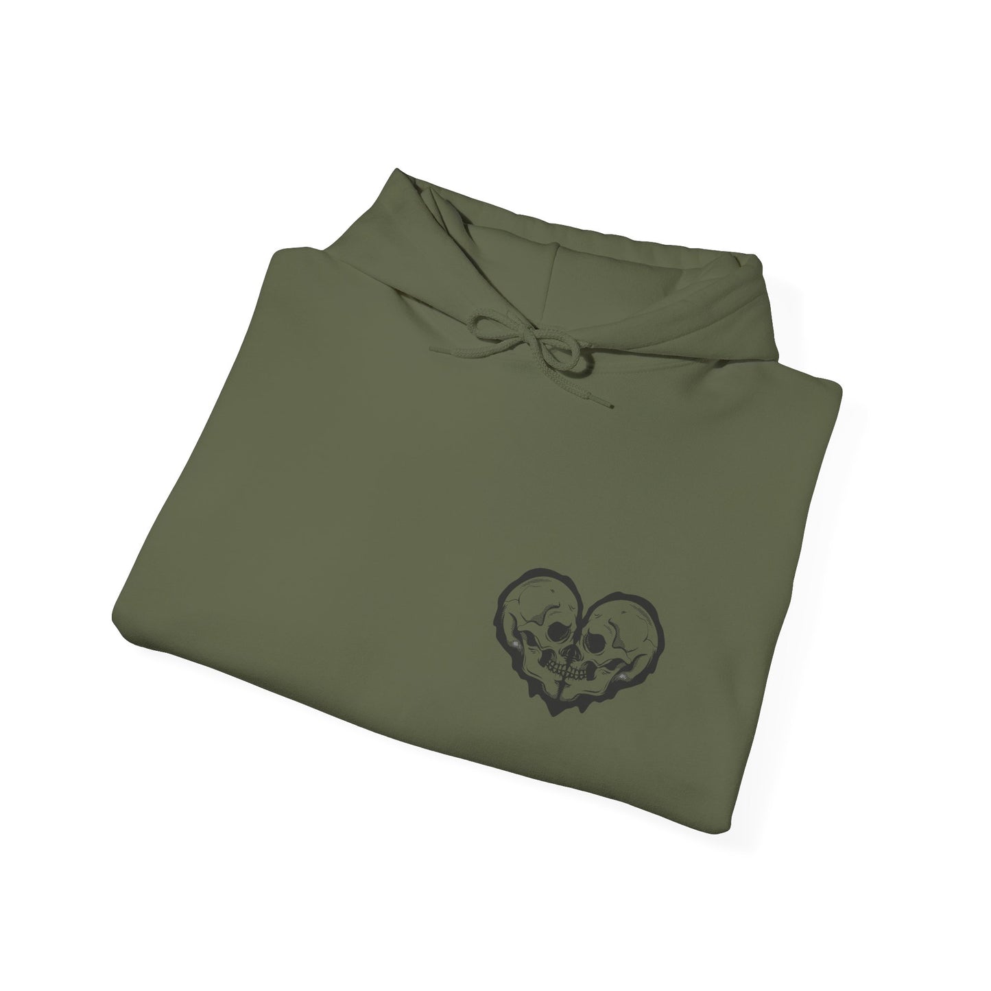 Skeleton Heart Hoodie - if i had feelings they'd be for you