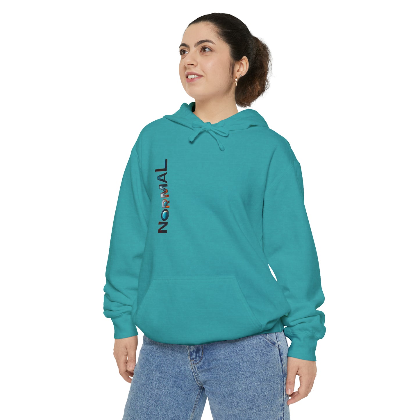 Normal Wear Unisex Garment-Dyed Hoodie