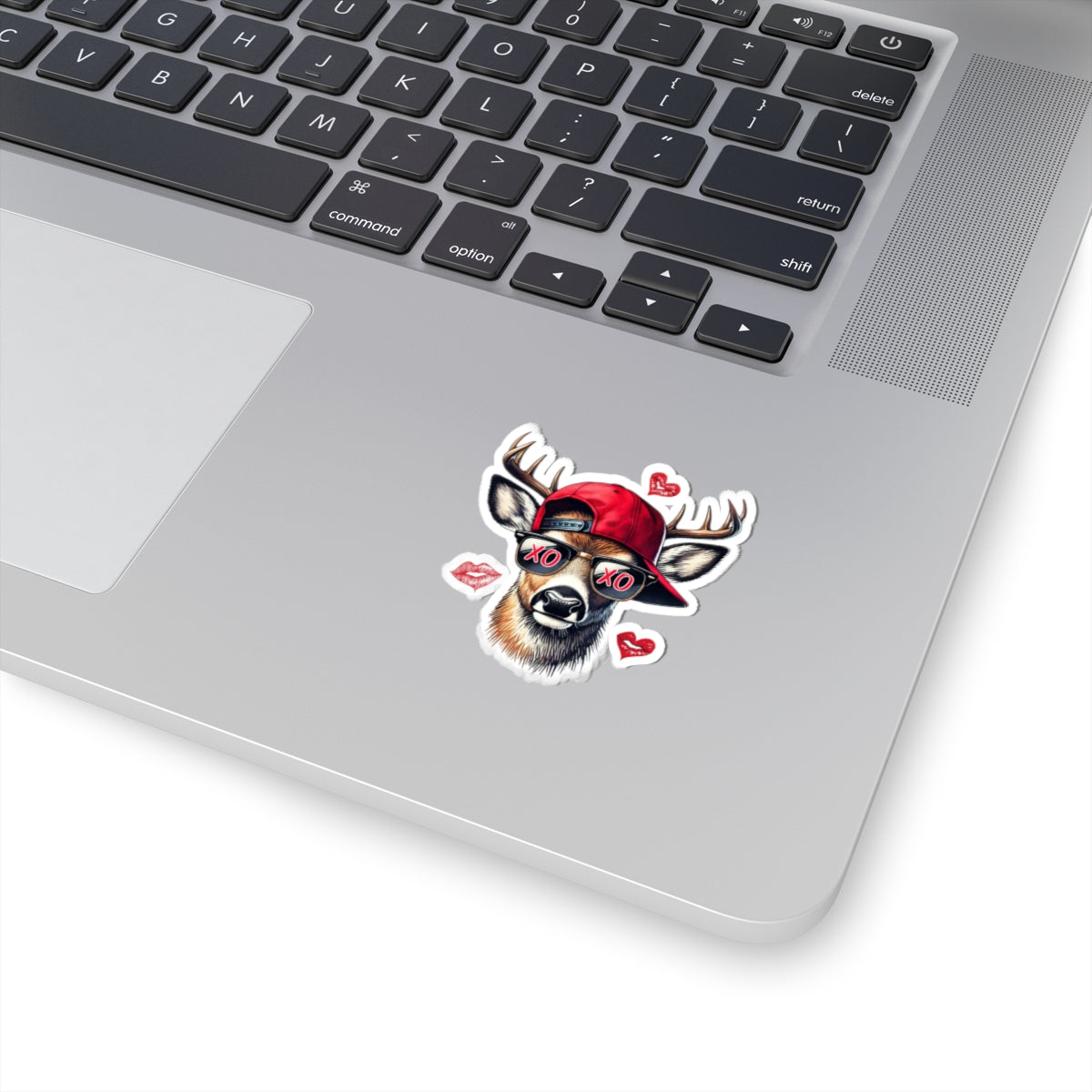 Sticker Sheet - Cool Buck Head with Sunglasses and Red XO XO Design