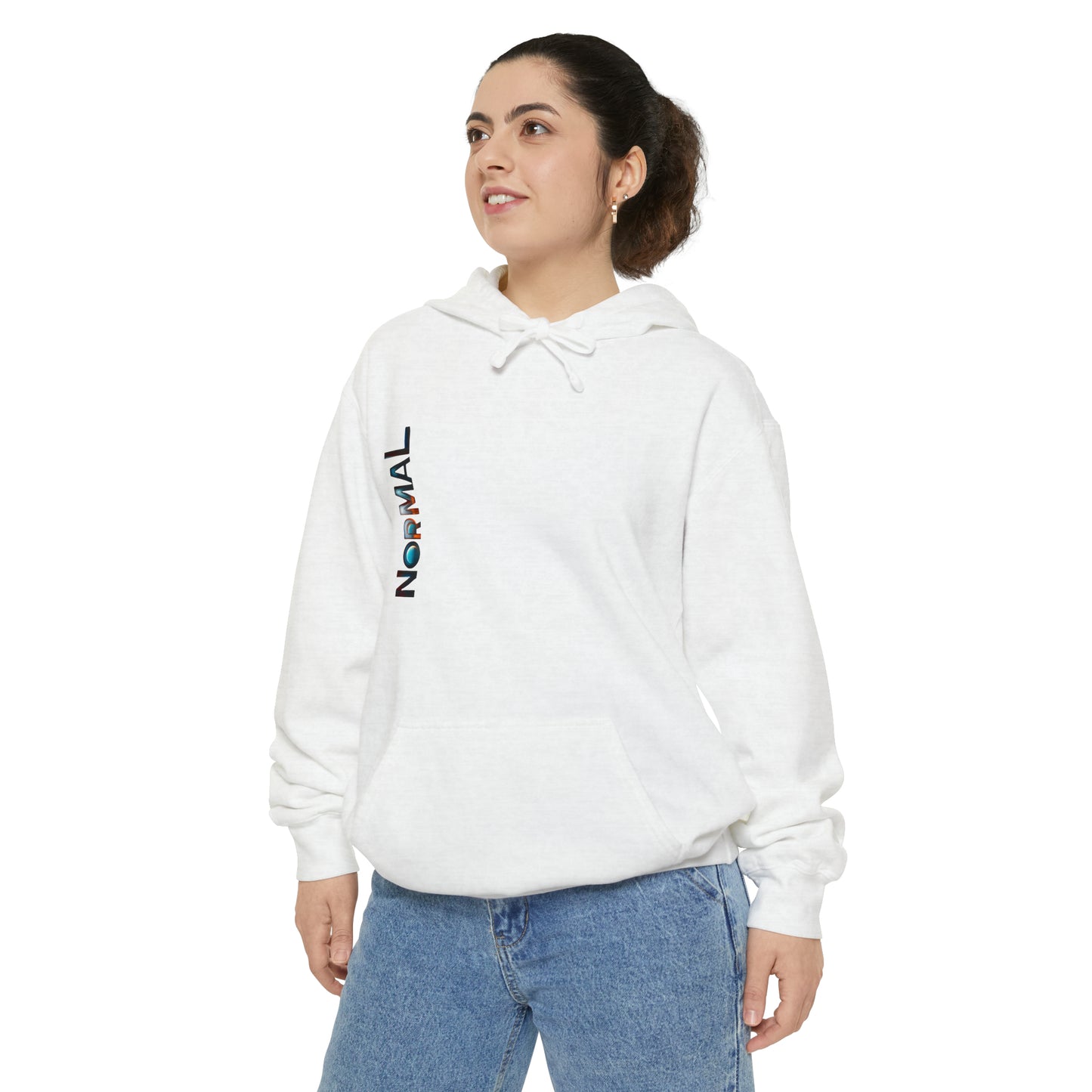 Normal Wear Unisex Garment-Dyed Hoodie