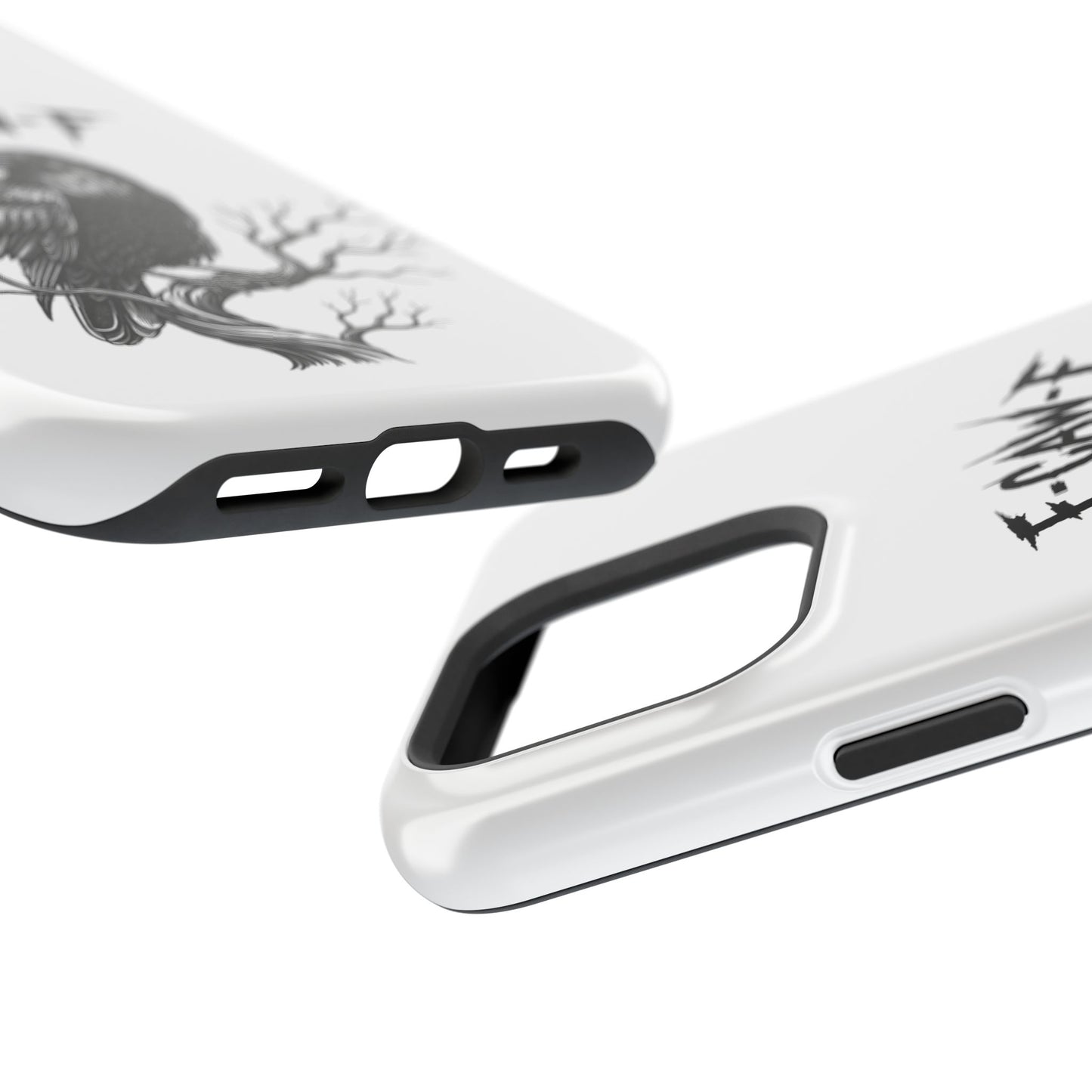 F-Caw-F Raven Phone Case, Autum Vibe Accessory, Perfect for Bird Lovers, Unique Gift for Him/Her, Impact-Resistant Phone Cover
