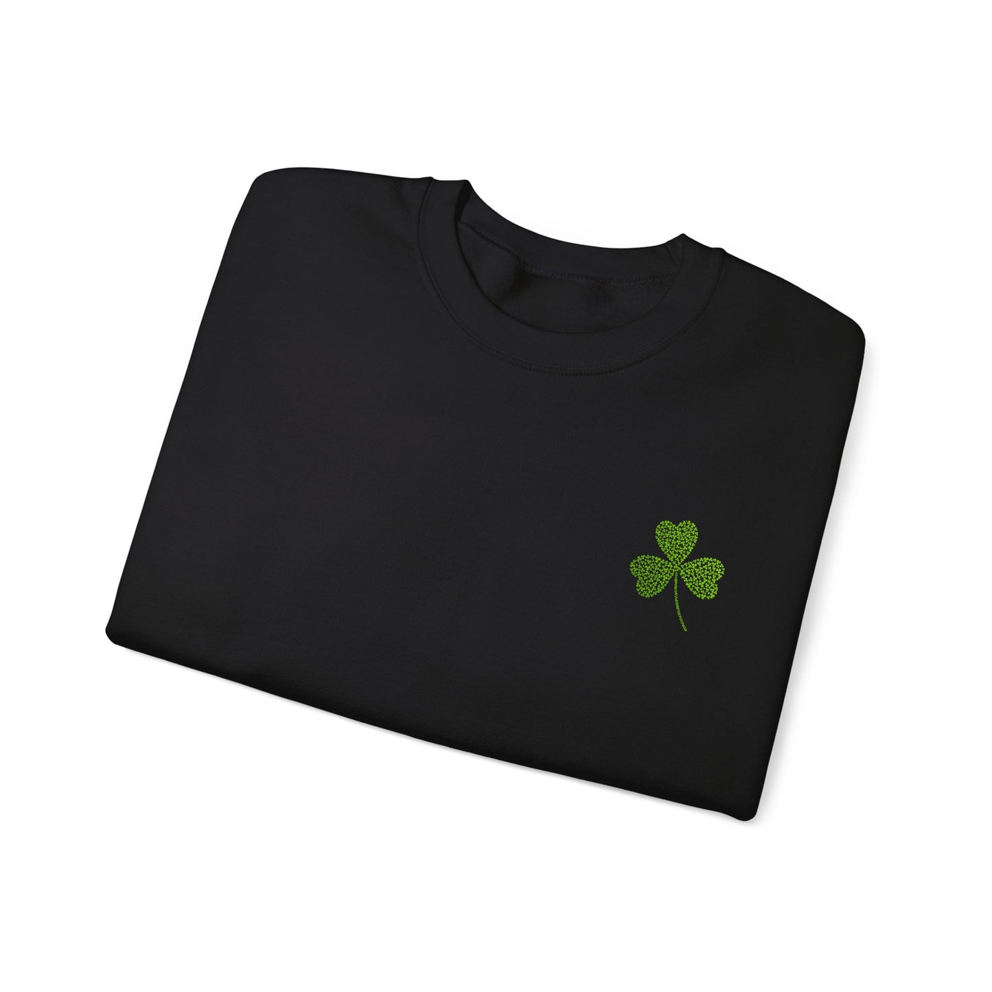St Patricks Basic CloverUnisex Heavy Blend™ Crewneck Sweatshirt