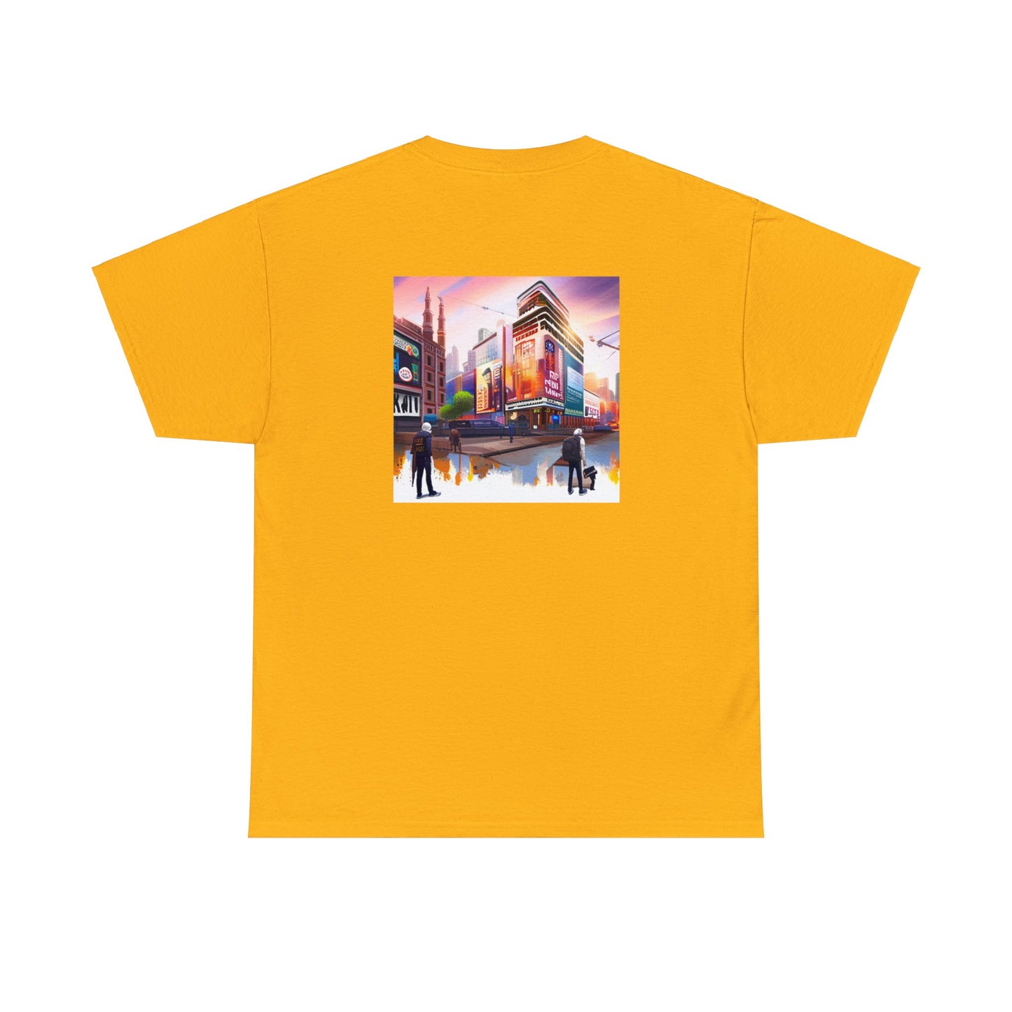 Normales Tragen AI Prints Unisex-T-Shirt aus schwerer Baumwolle