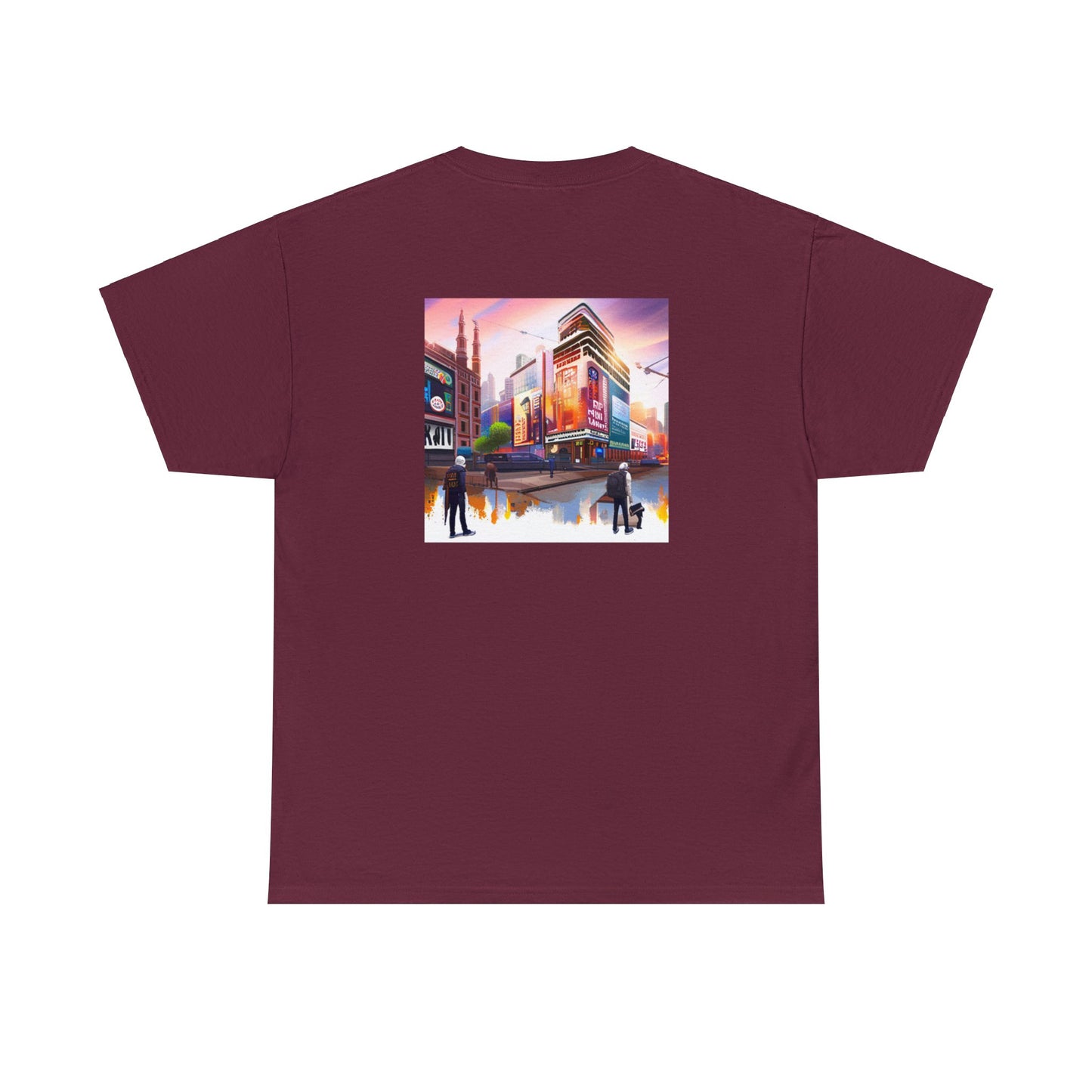 Normales Tragen AI Prints Unisex-T-Shirt aus schwerer Baumwolle