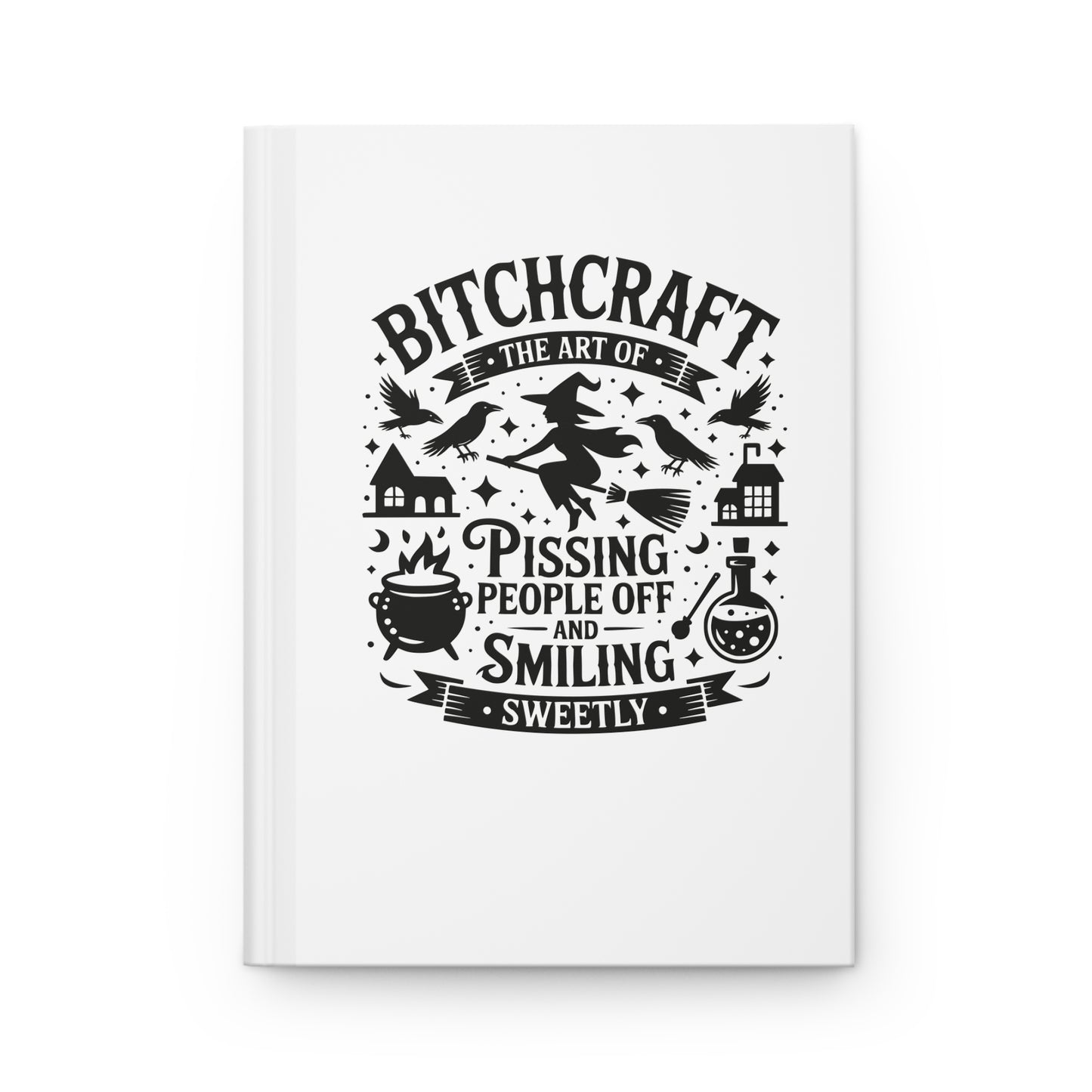Raven Design Hardcover Journal - Perfect for Writers, Note-Taking, Gifts, School, F-Caw-F