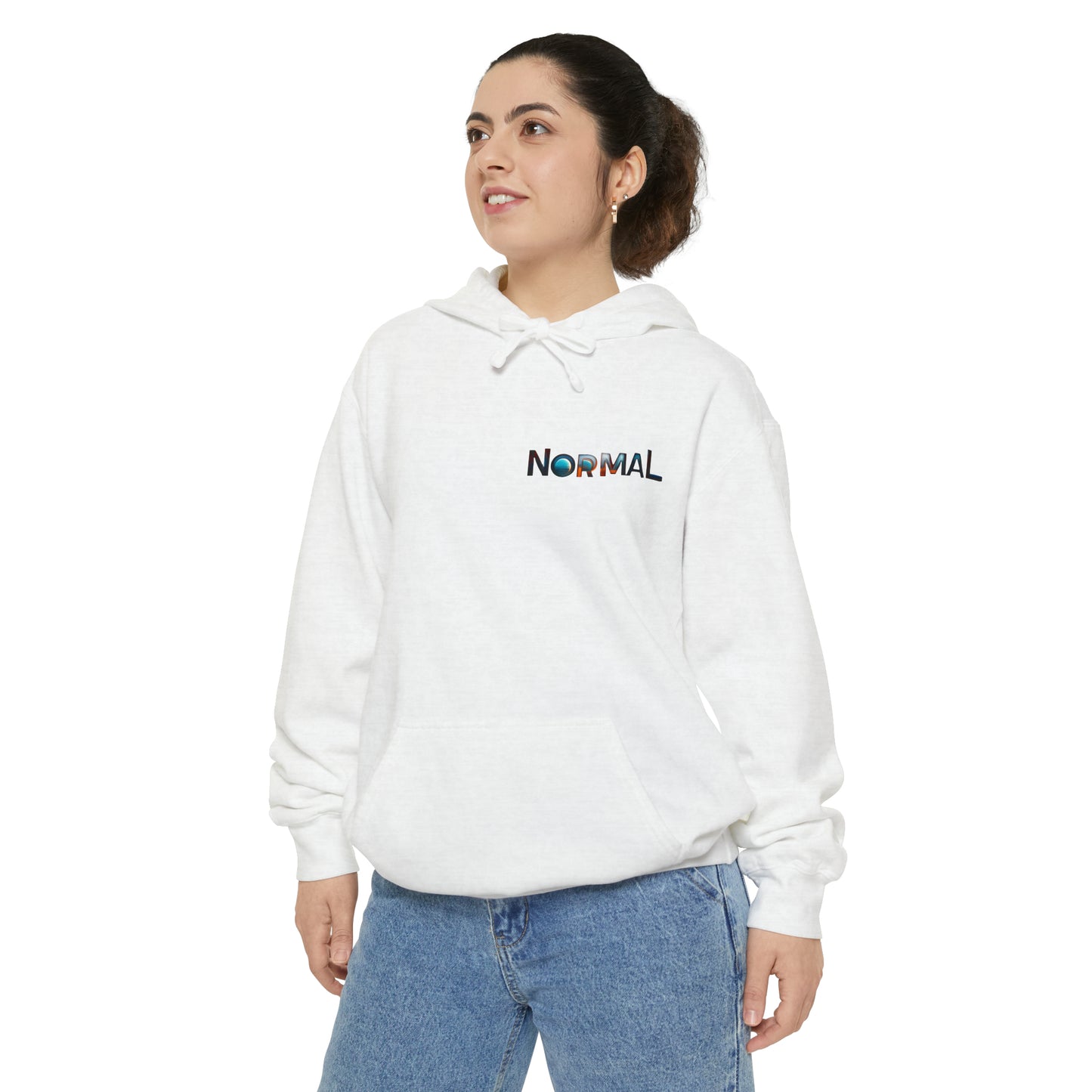 Normal Wear Unisex Garment-Dyed Hoodie