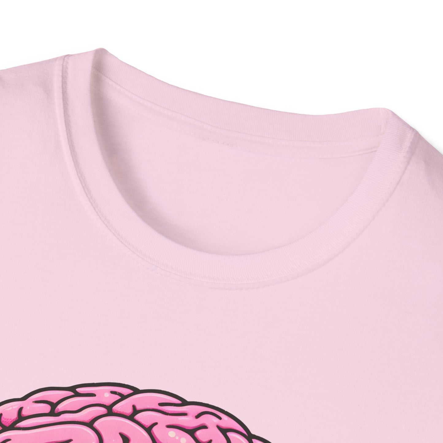 Take Care Brain T-Shirt, Fun Graphic Tee, Mental Health Awareness Shirt, Gift for Caregivers, Casual Wear, Unisex Softstyle