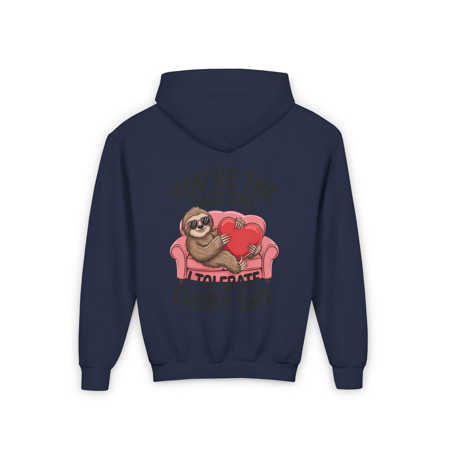 Sloth Heart Hoodie - Youth