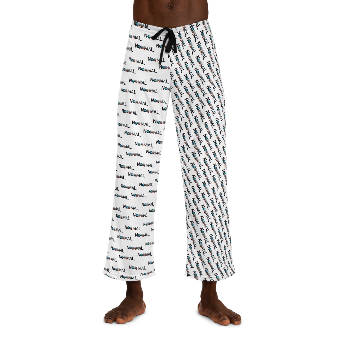 Normal Wear Alt Design Herren-Pyjamahose (AOP)