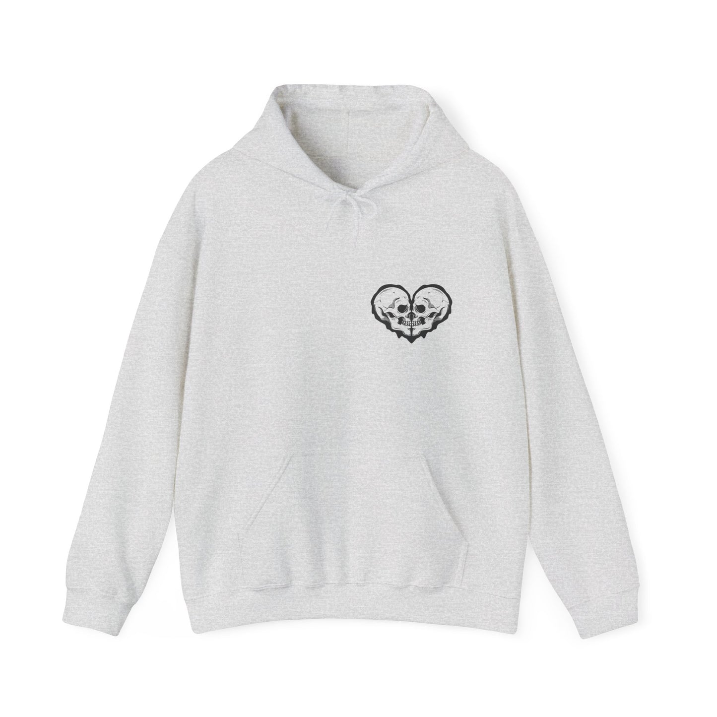 Skeleton Heart Hoodie - if i had feelings they'd be for you