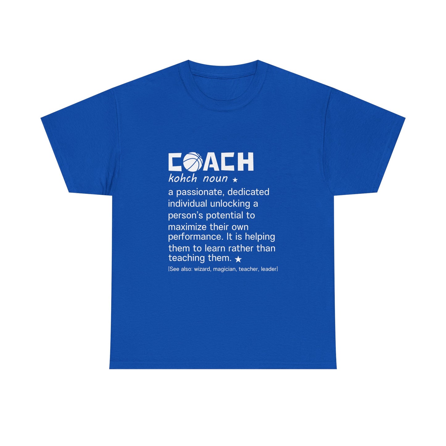 Basketball Coach Definition Unisex Tee