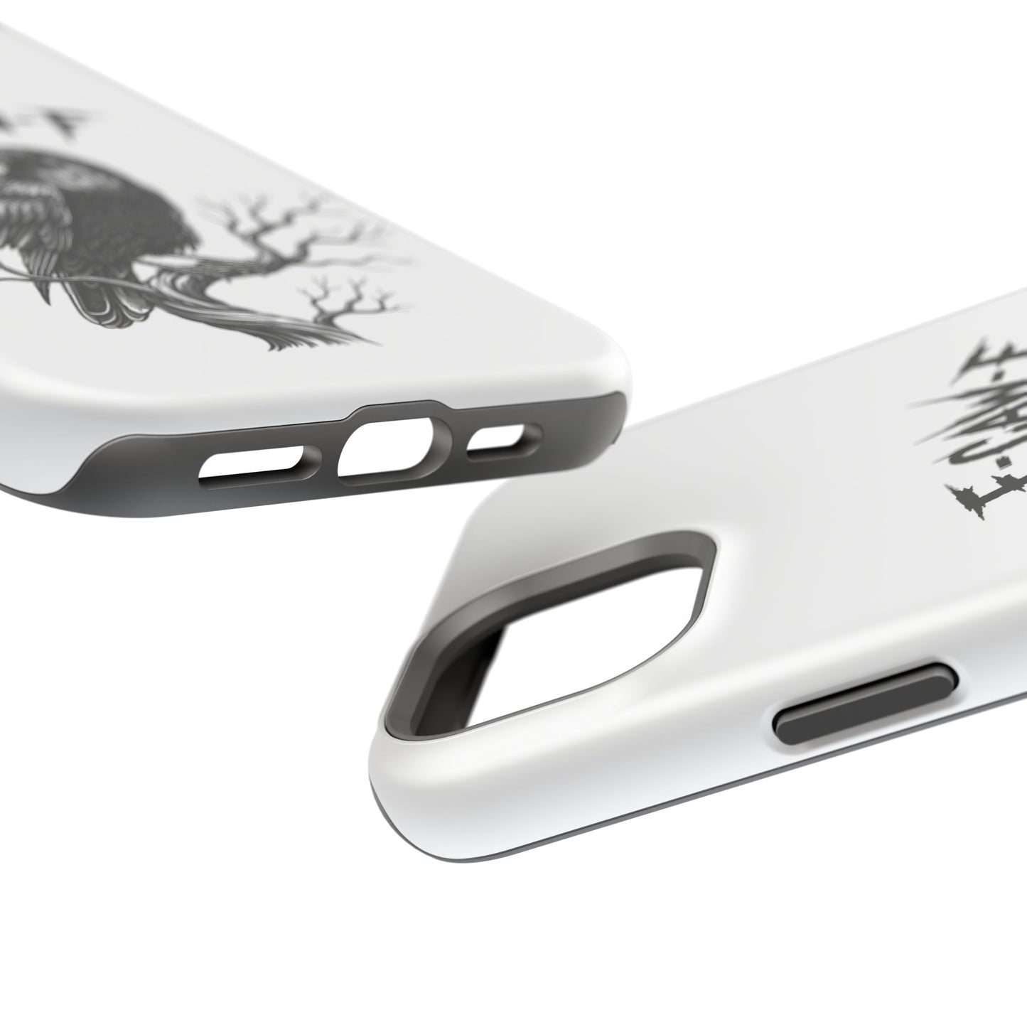 F-Caw-F Raven Phone Case, Autum Vibe Accessory, Perfect for Bird Lovers, Unique Gift for Him/Her, Impact-Resistant Phone Cover