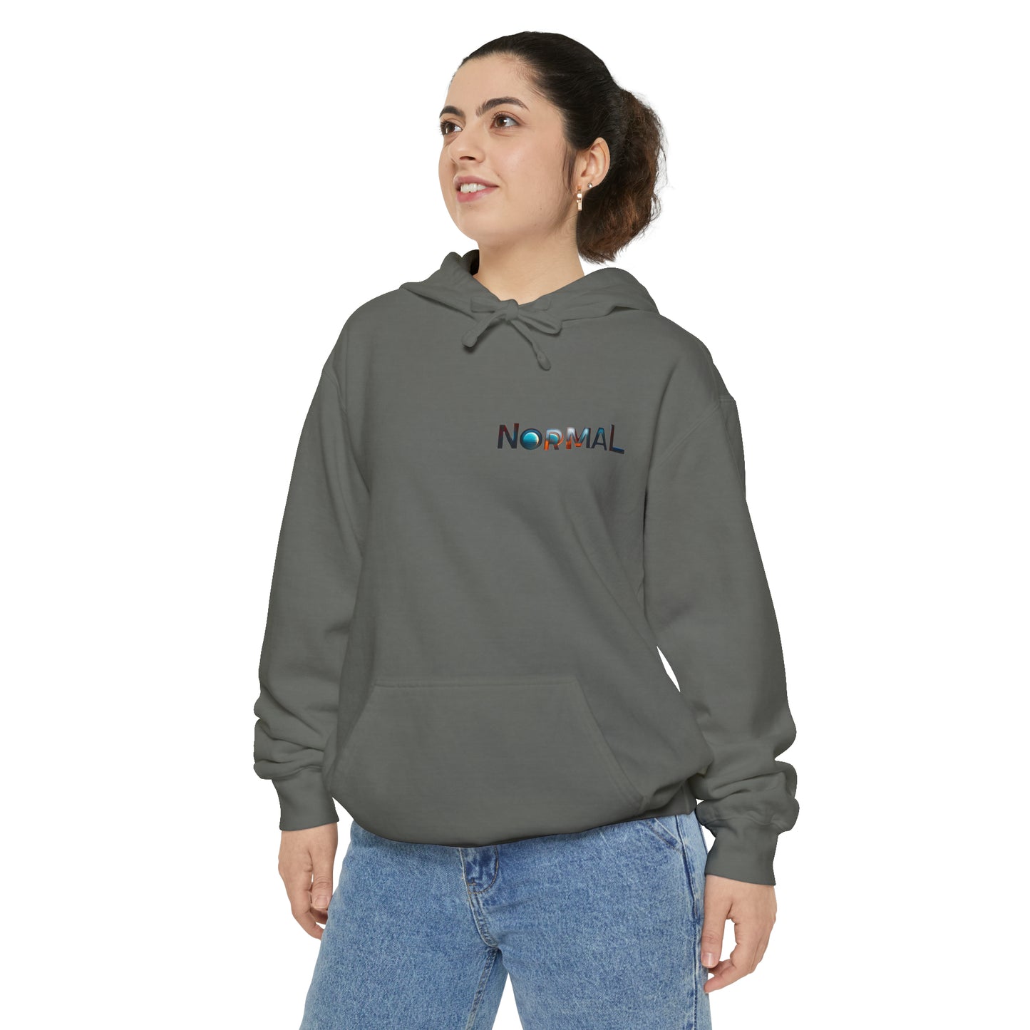 Normal Wear Unisex Garment-Dyed Hoodie