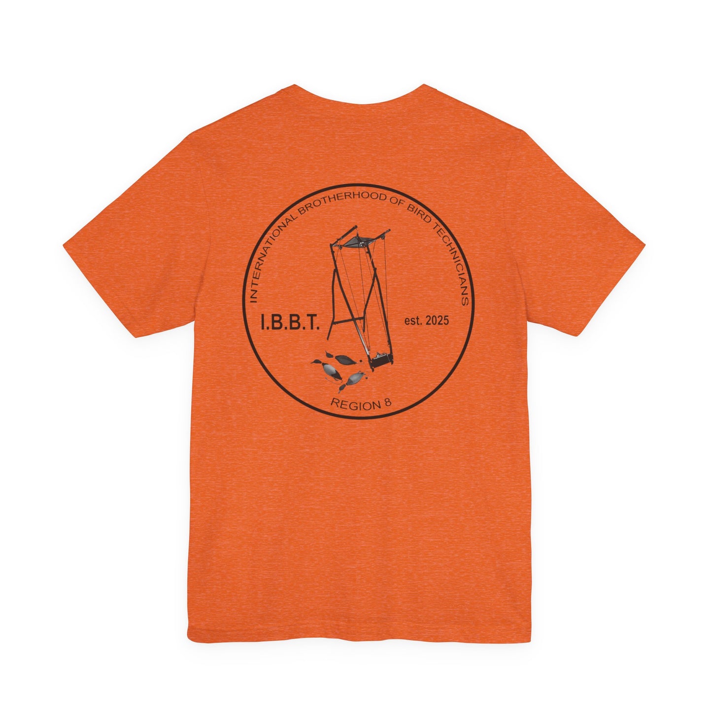 International Brotherhood of Bird Technicians IBBT Region 8 Back Print