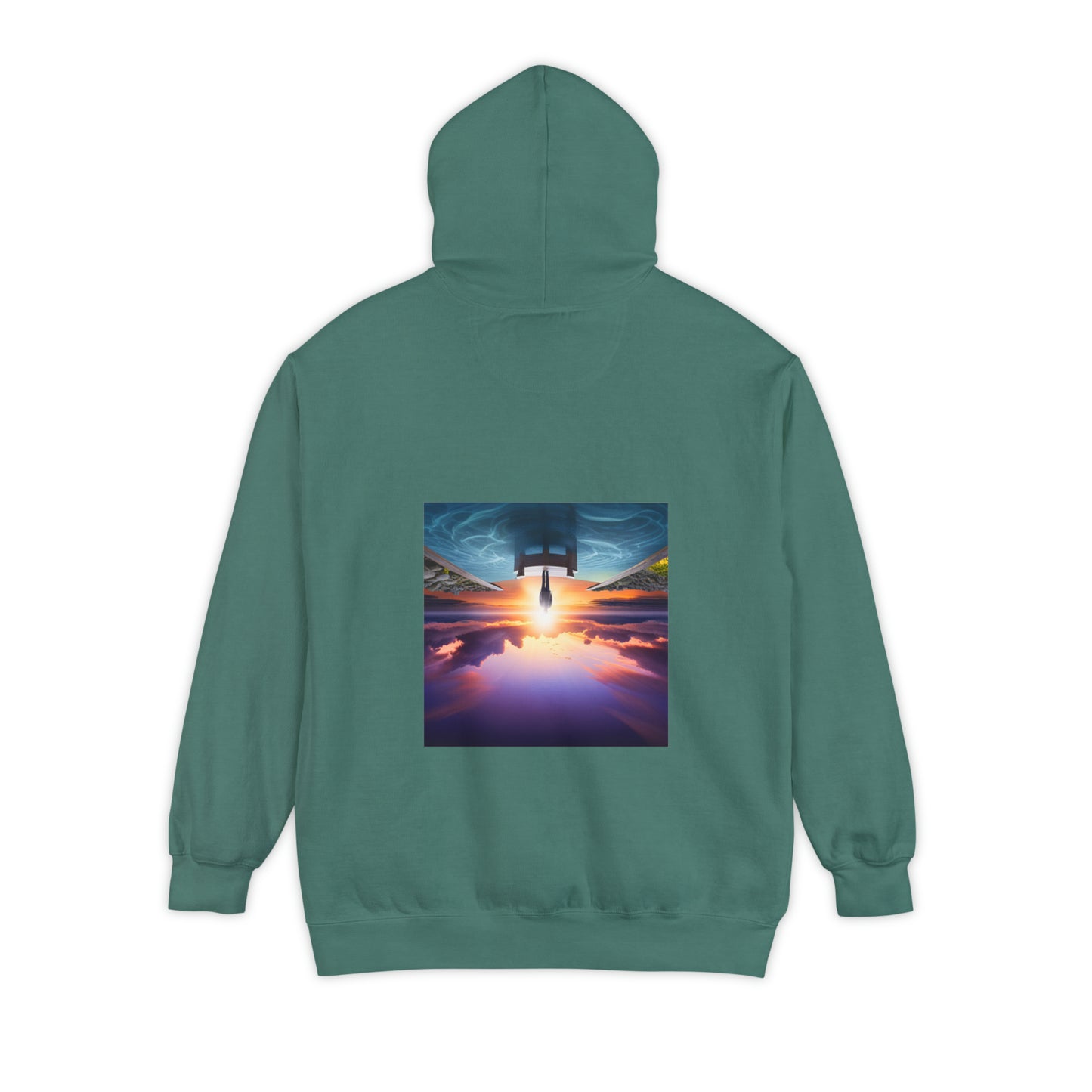 Normal Wear Unisex Garment-Dyed Hoodie