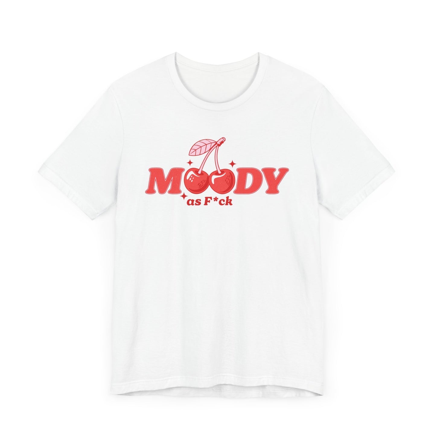Moody AF front Cherries Self Love skeleton Heart Back