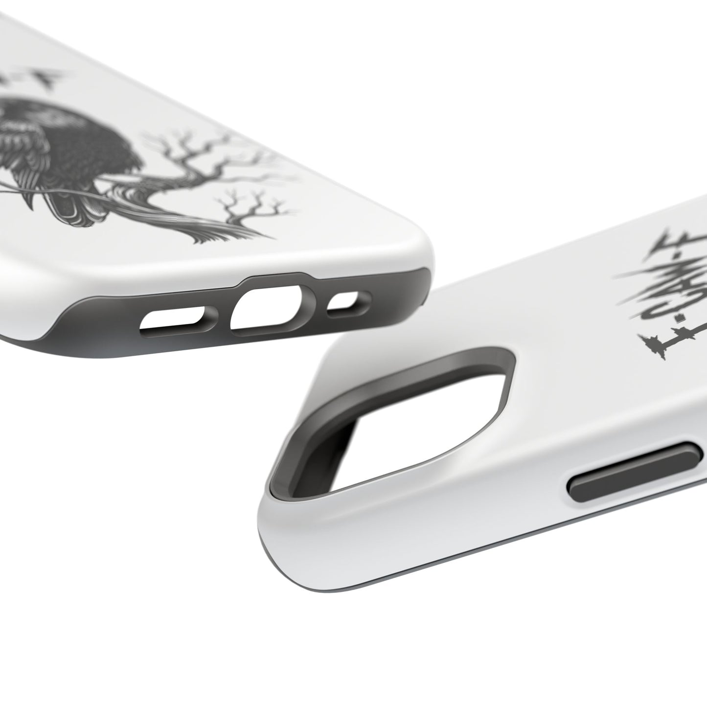 F-Caw-F Raven Phone Case, Autum Vibe Accessory, Perfect for Bird Lovers, Unique Gift for Him/Her, Impact-Resistant Phone Cover