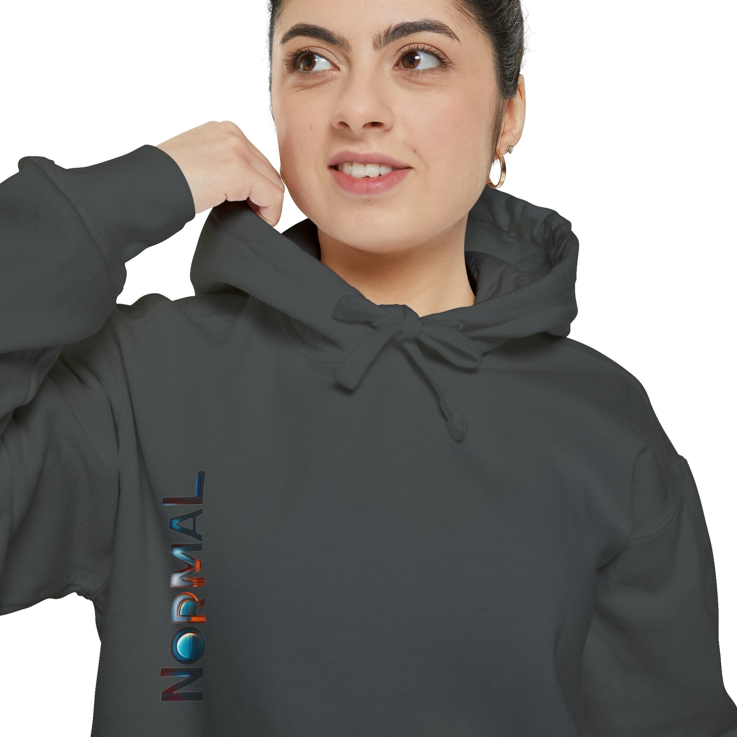 Normal Wear Unisex Garment-Dyed Hoodie