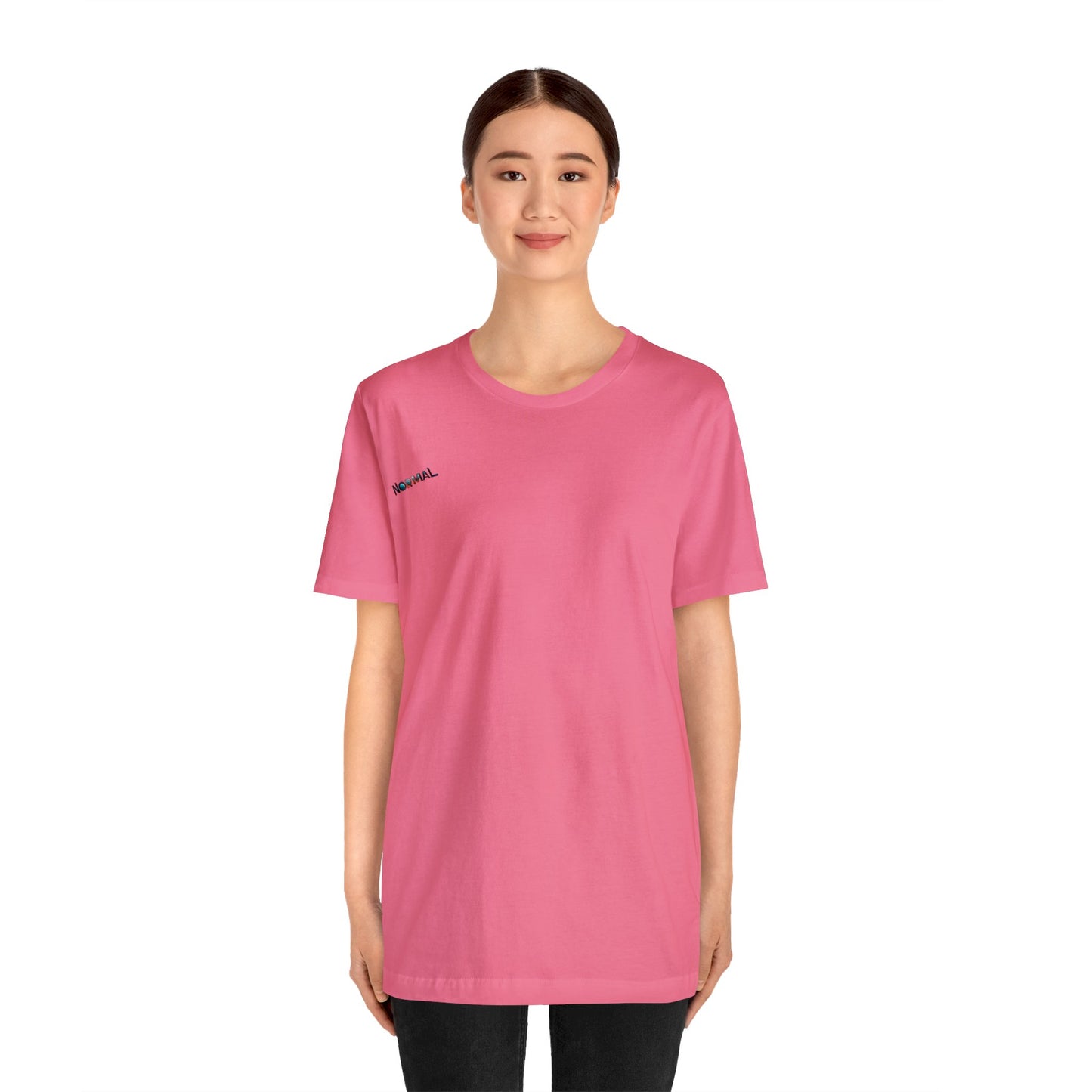 Normal Wear Unisex Jersey Short Sleeve Tee